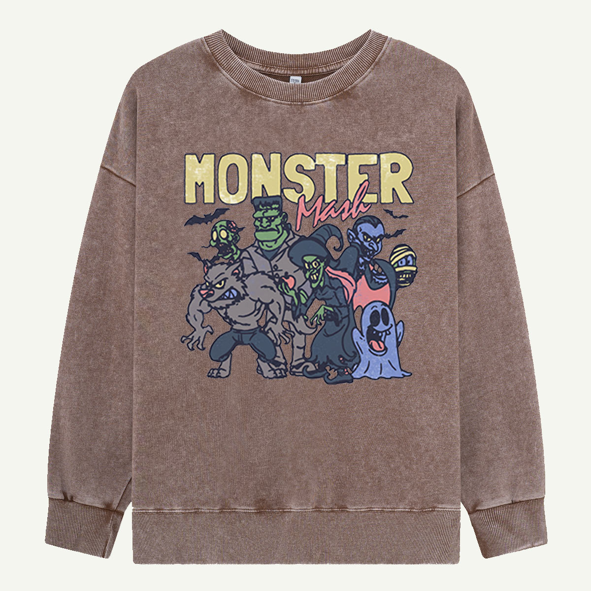 Monster Mash Classic Monsters Washed Sweatshirts