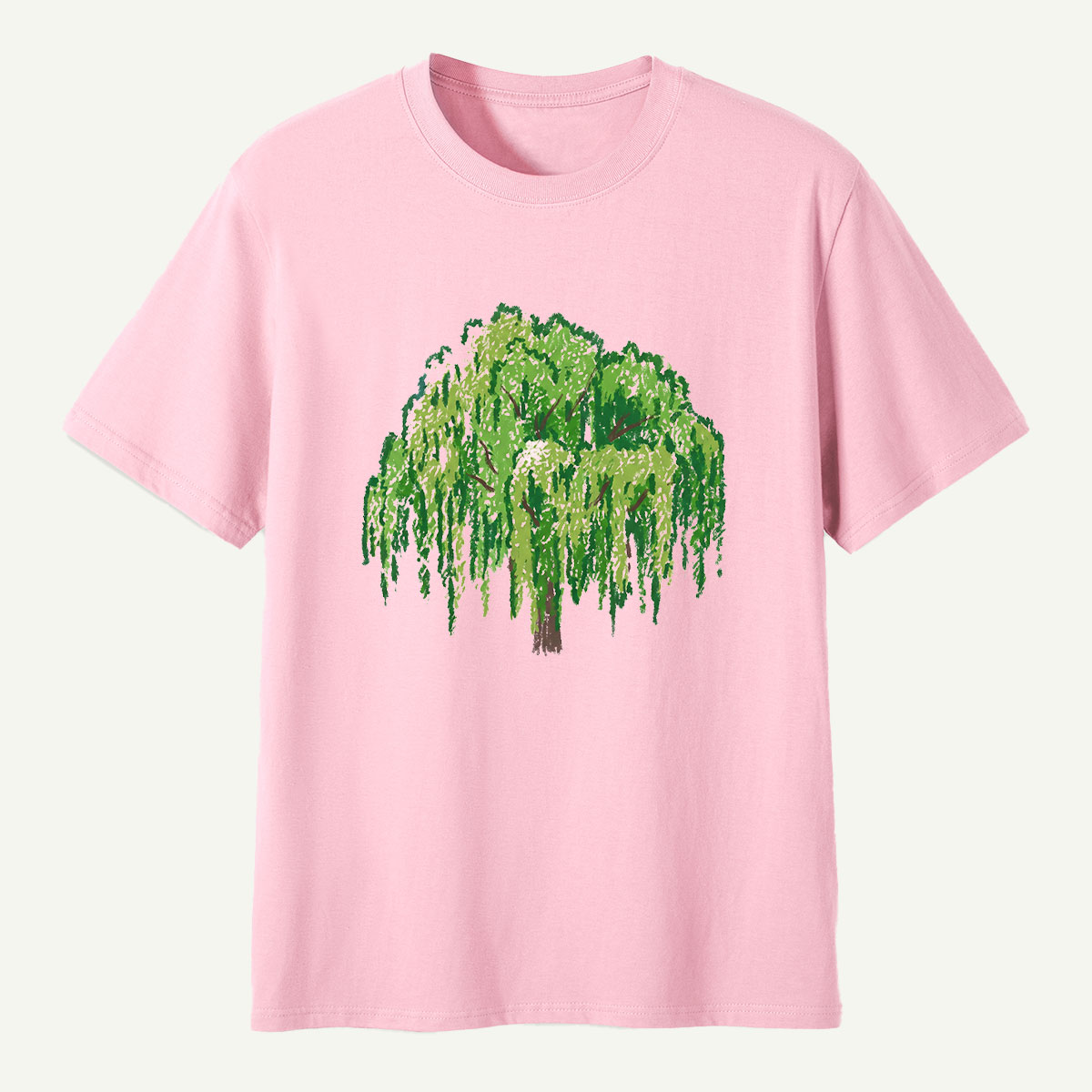 Weeping Willow Tree Watercolor T-Shirt
