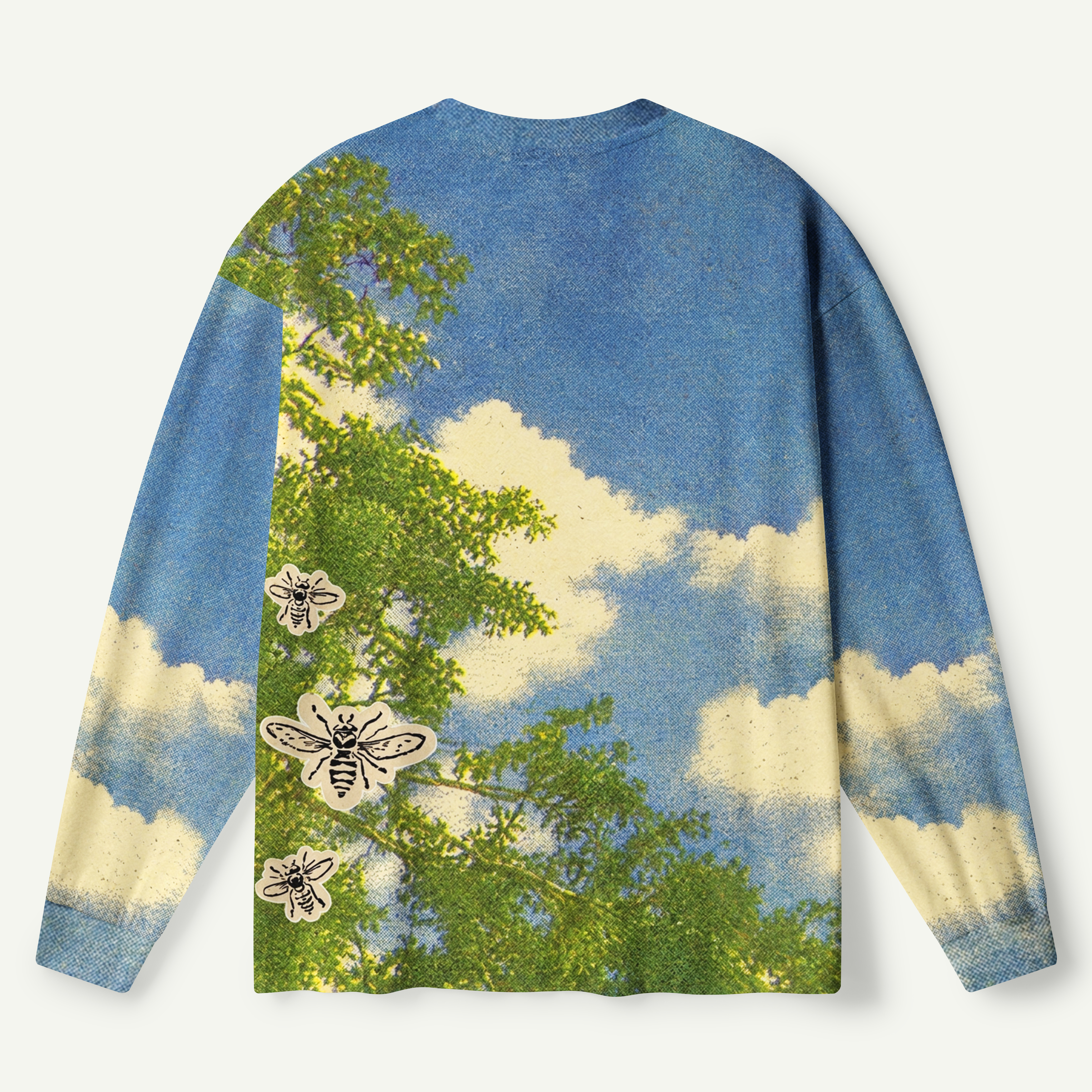 Celestial Garden Sky Canopy Premium Pure Cotton Long Sleeves
