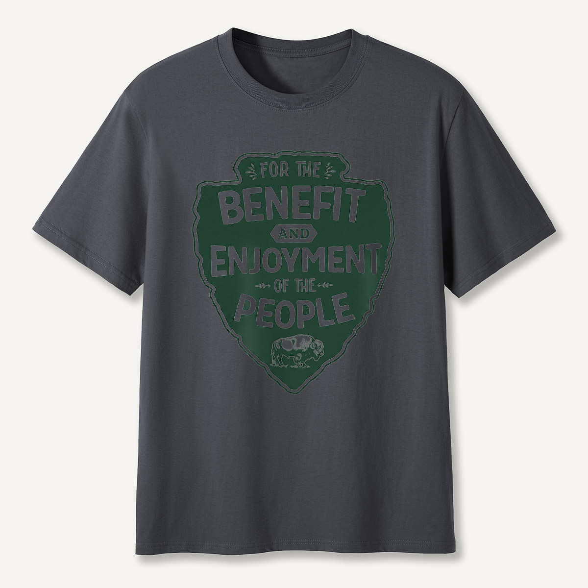 Benefit and Enjoyment of the People Park Badge T-Shirt