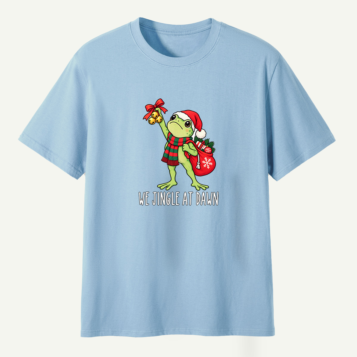 We Jingle At Dawn Christmas Frog T-Shirt