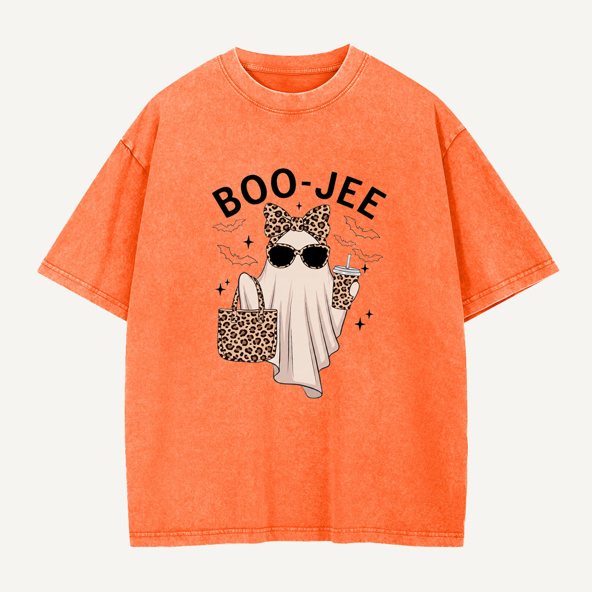 Boo-Jee Ghost Style Washed T-Shirt