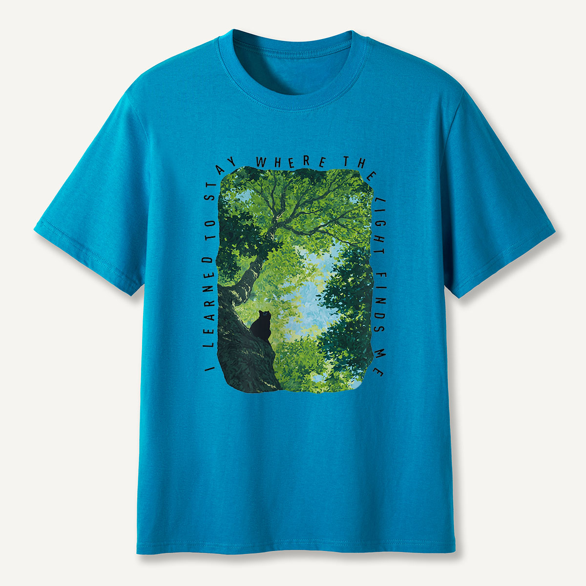 MDCTBYWY26072402 Where the Light Finds Me T-Shirt