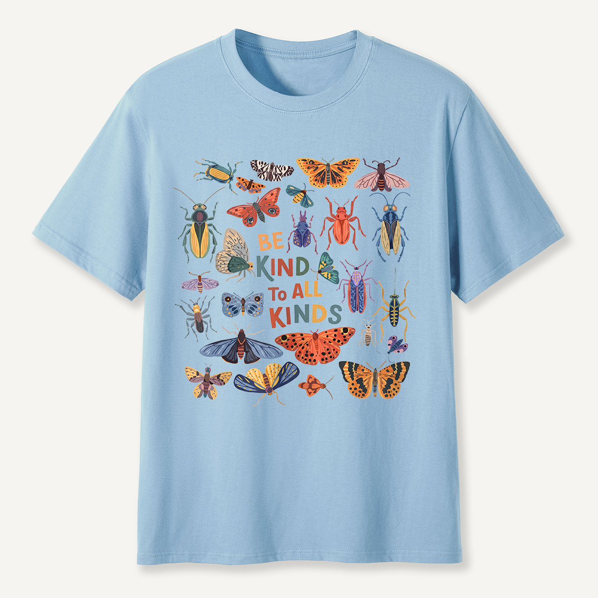 Be Kind to All Kinds Colorful Insects T-Shirt