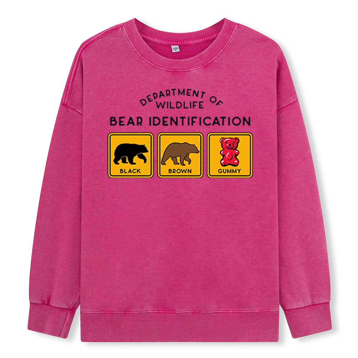 Bear Tee Cotton Classic Washed Sweatshirts