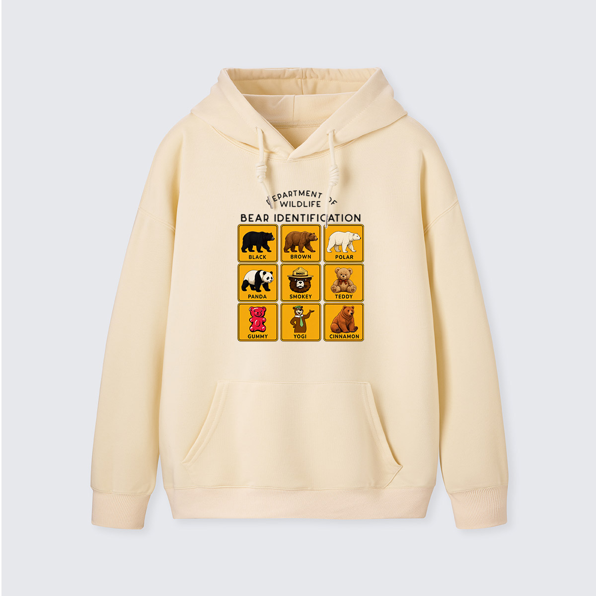 Department of Wildlife Bear Identification Hoodie