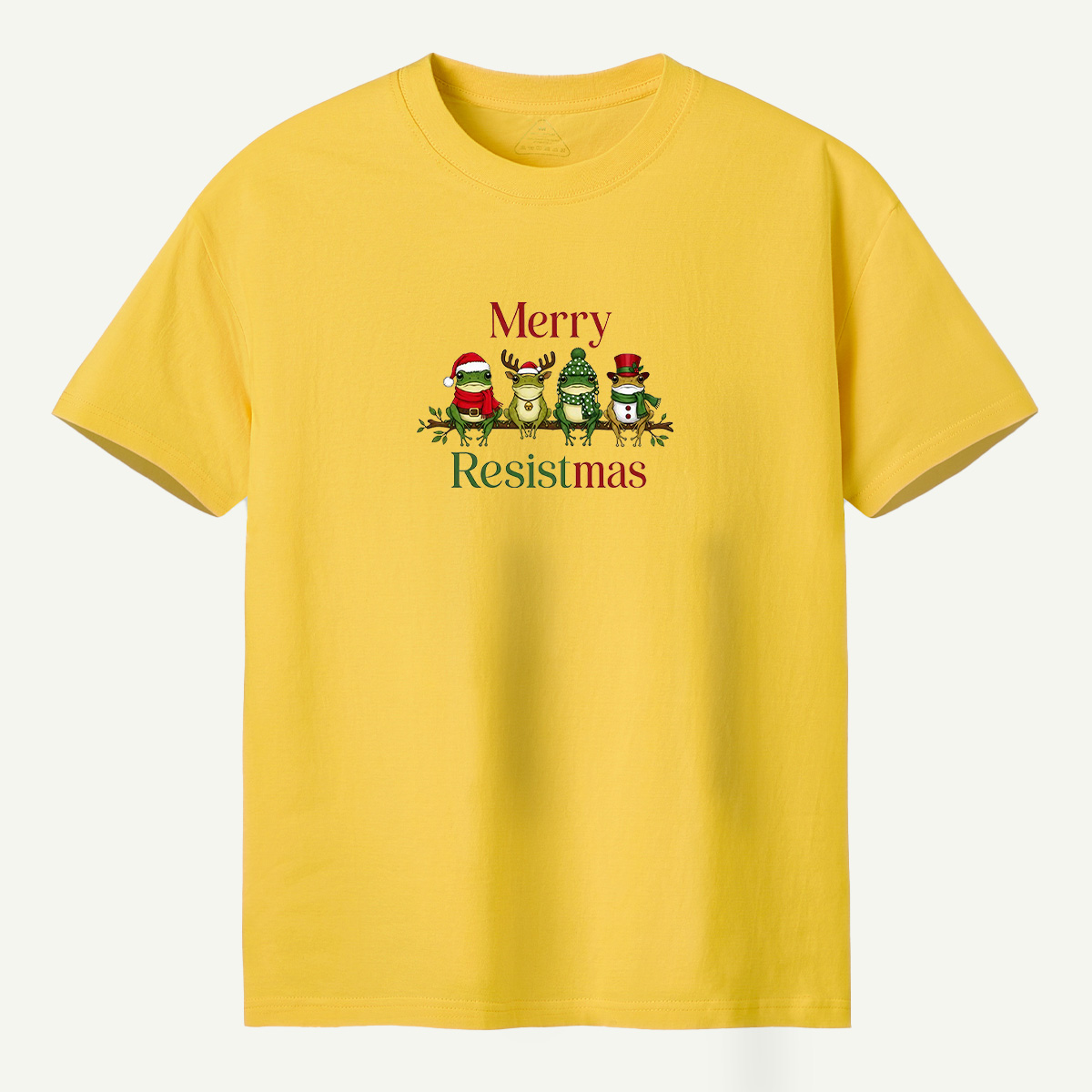 Merry Resistmas Christmas Frogs T-Shirt