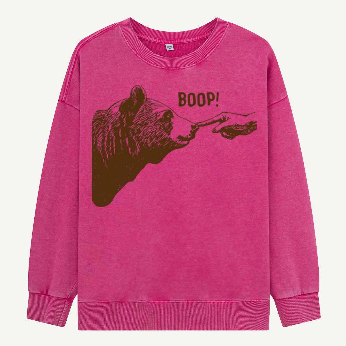 Boop Bear Nose Washed Sweatshirts