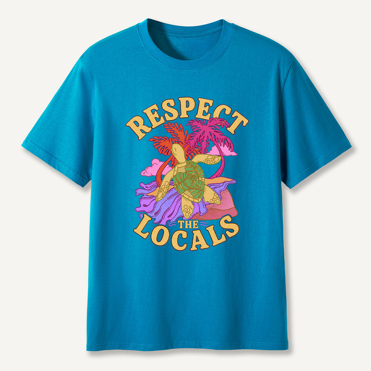 Sea Turtle Tropical Beach T-Shirt