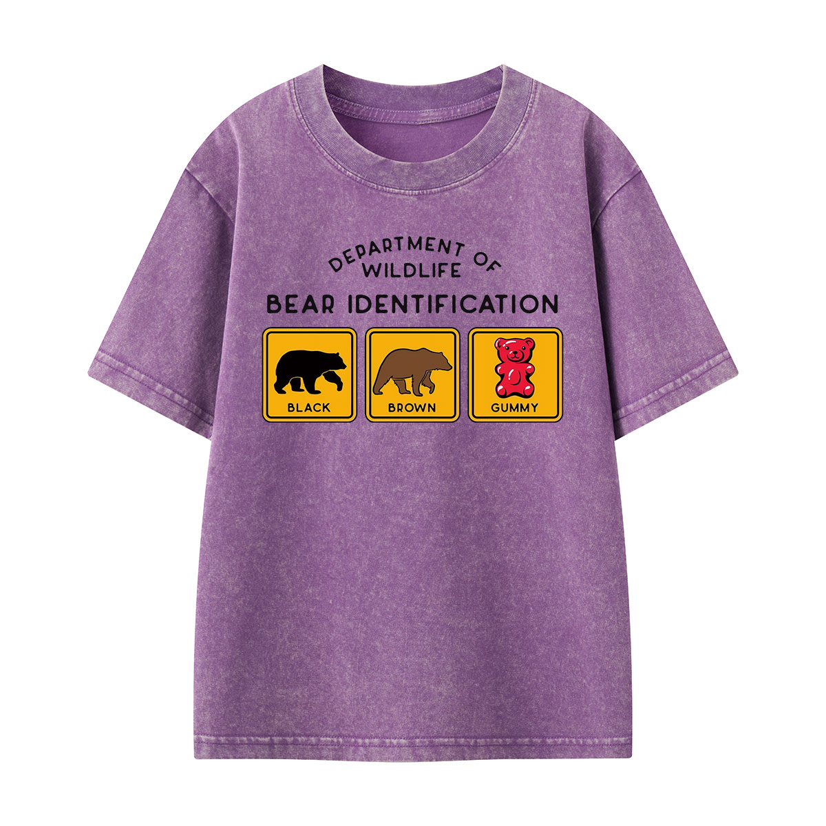 Bear Tee Cotton Classic Kids Washed T-Shirt