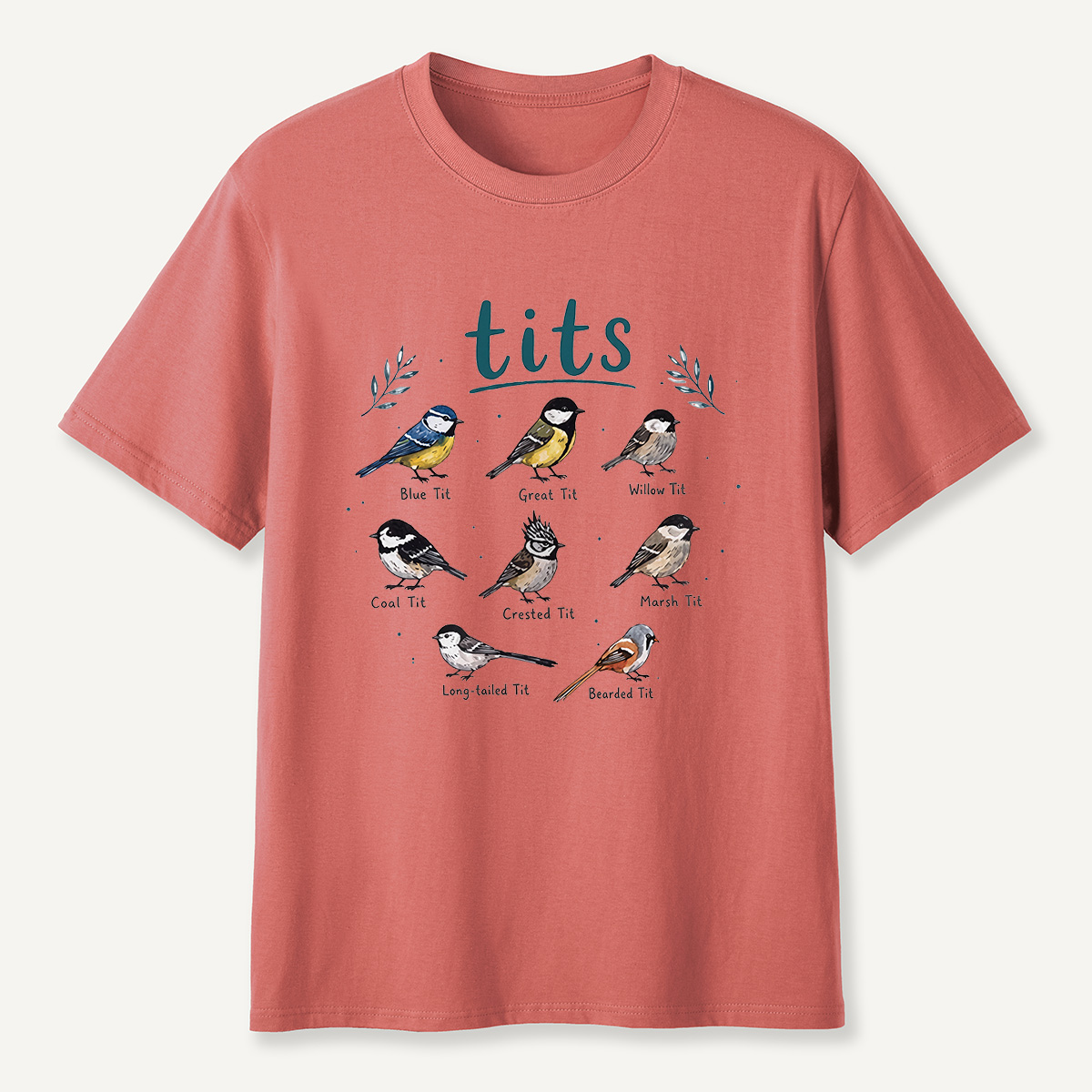 MDCTBYWY26072003 British Tits Identification T-Shirt