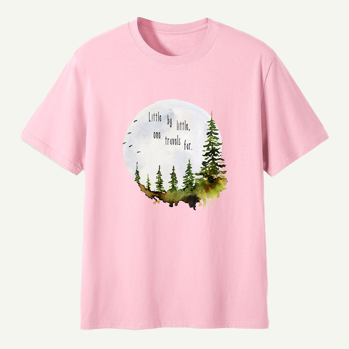 Life Is Better In The Woods Forest Circle T-Shirt