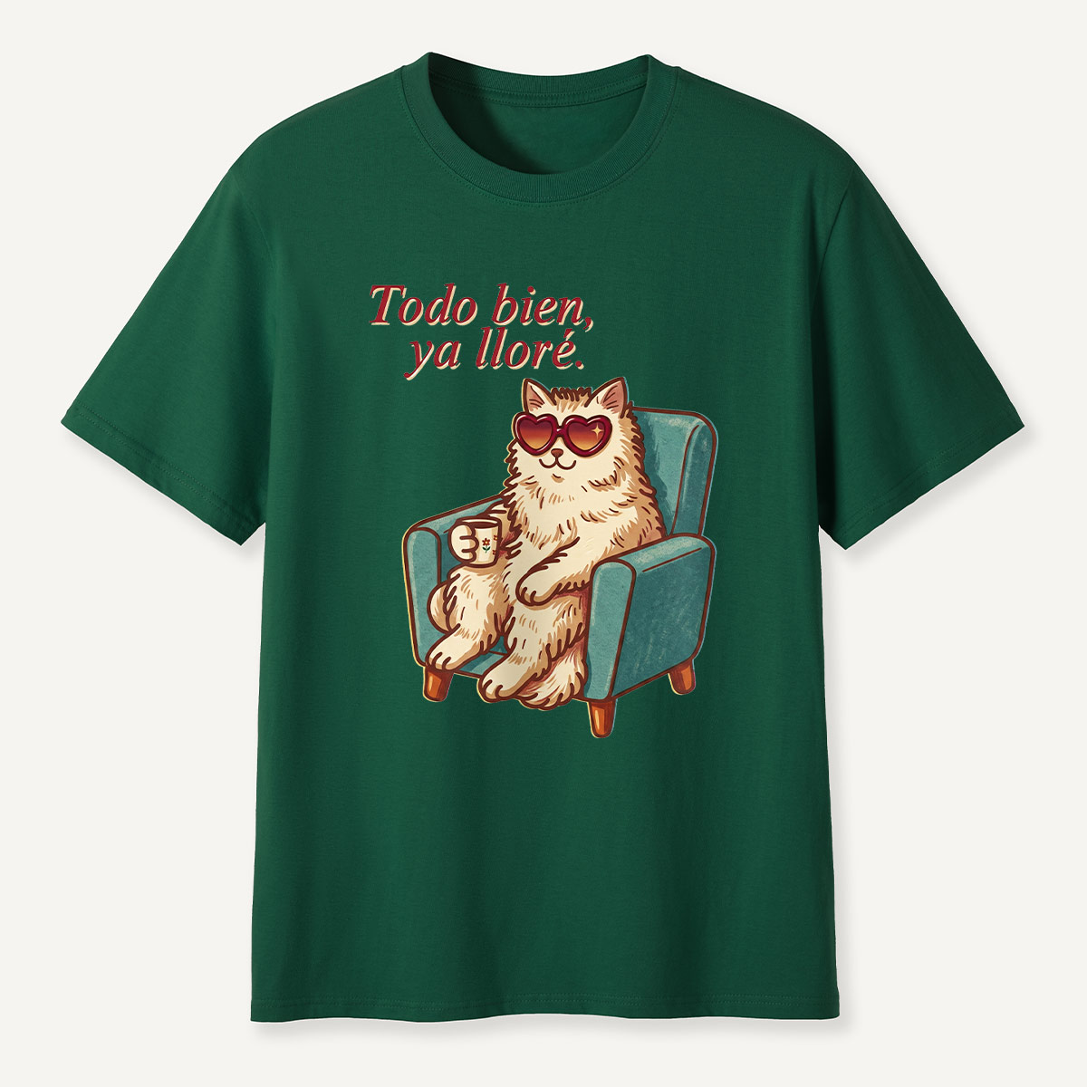 Coffee Cat Relax T-Shirt