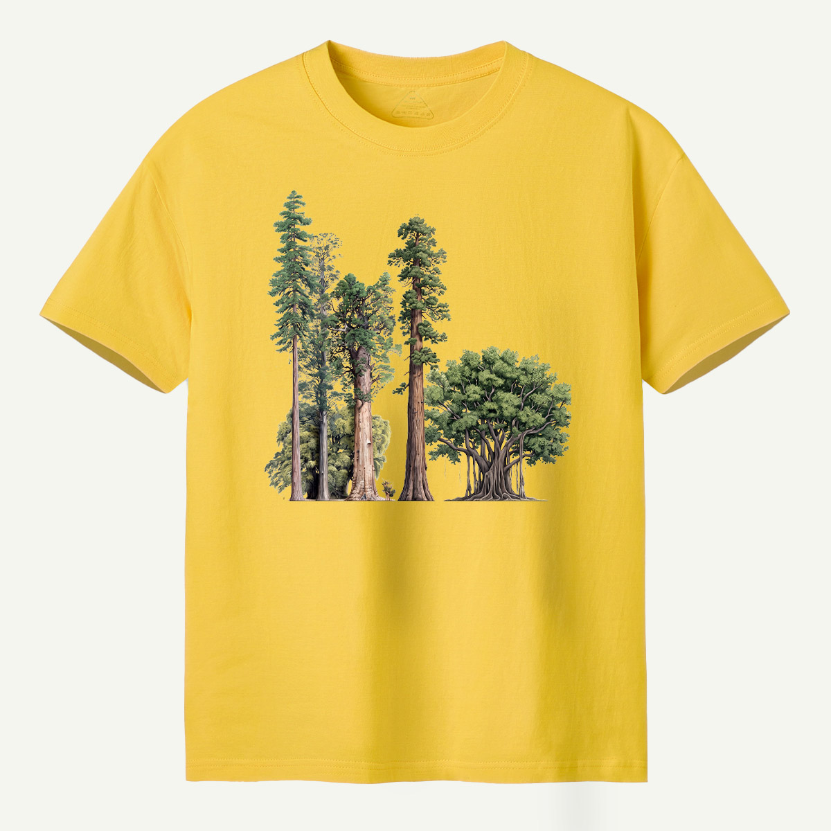 Giant Redwood Forest Botanical Study T-Shirt