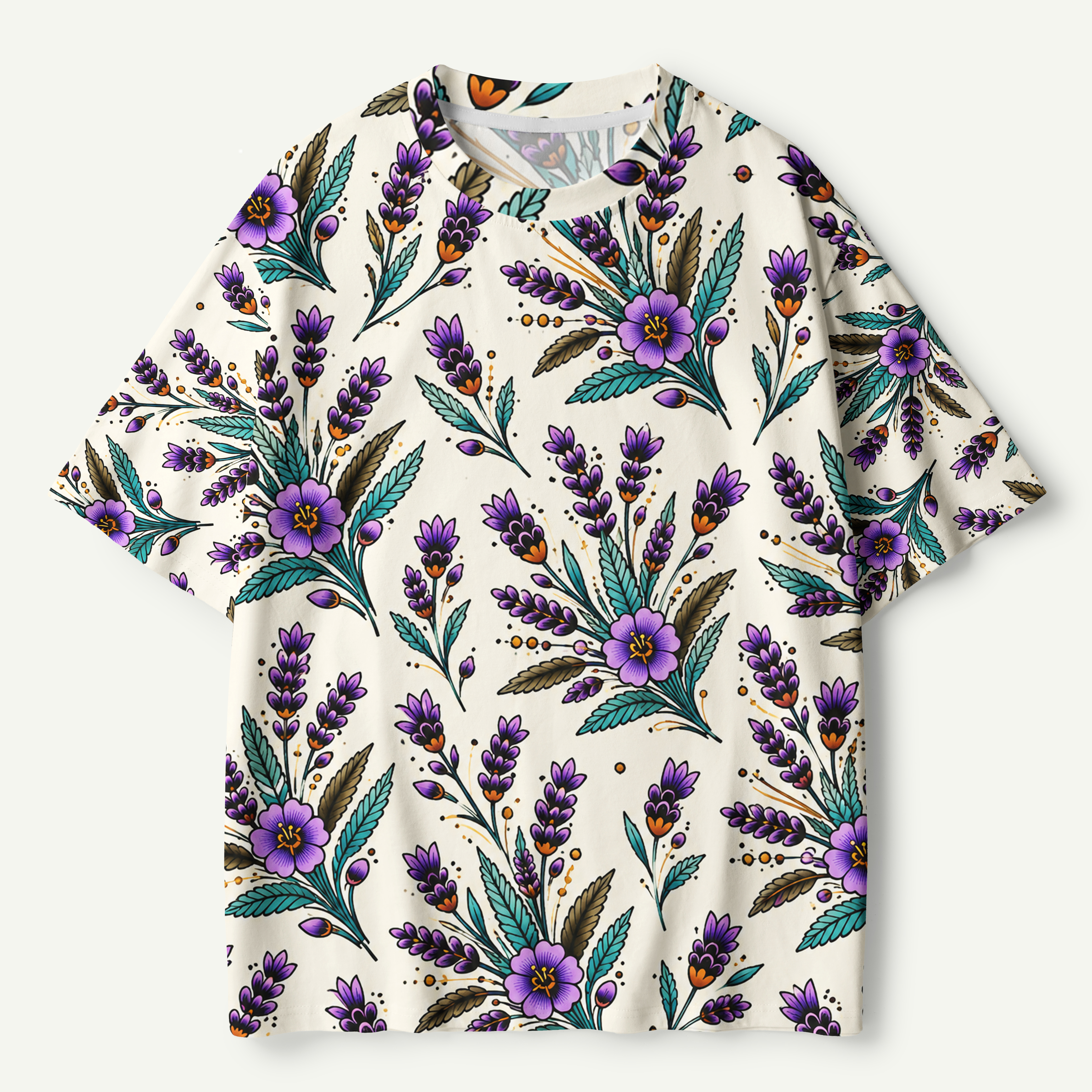 Bird Of Paradise Vintage Botanical Study Premium Pure Cotton Tee
