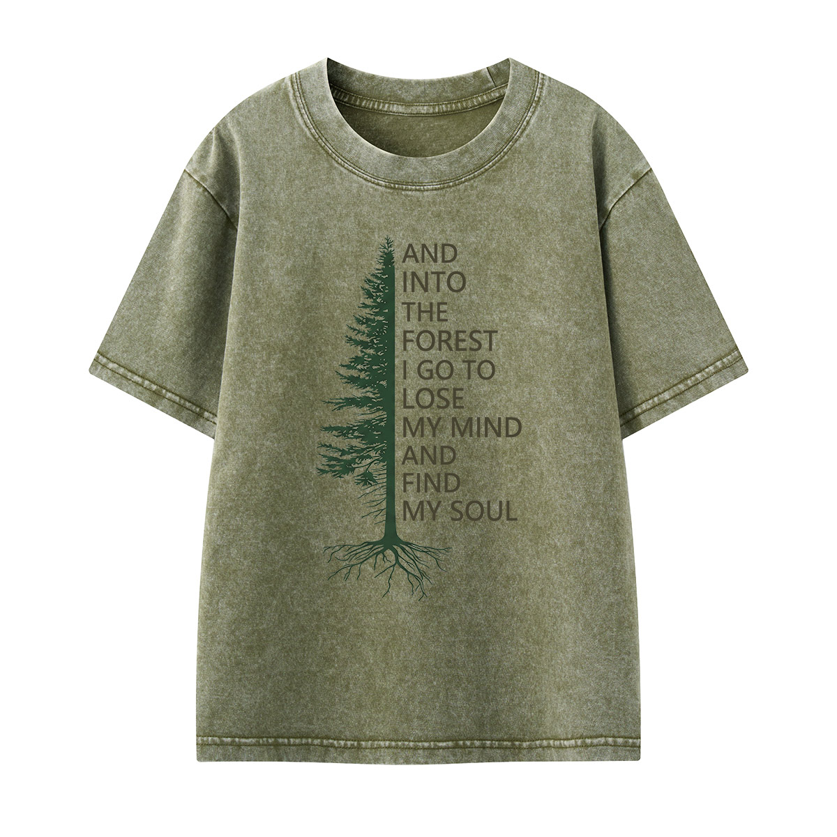 Into the Woods Kids Washed T-Shirt