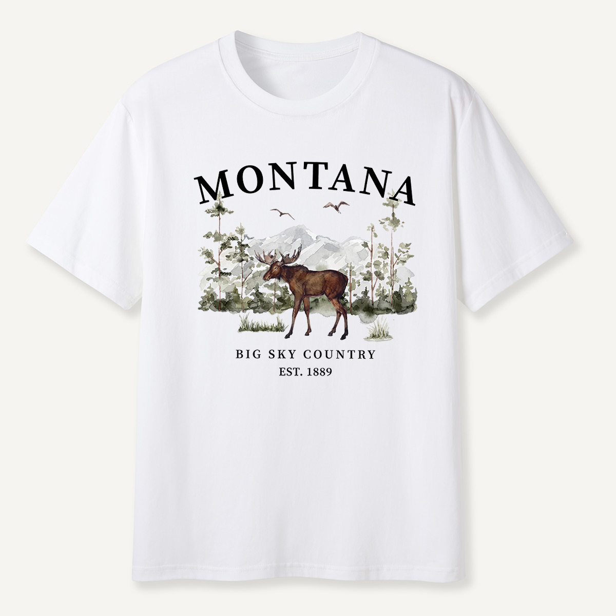 Montana Big Sky Country Moose T-Shirt