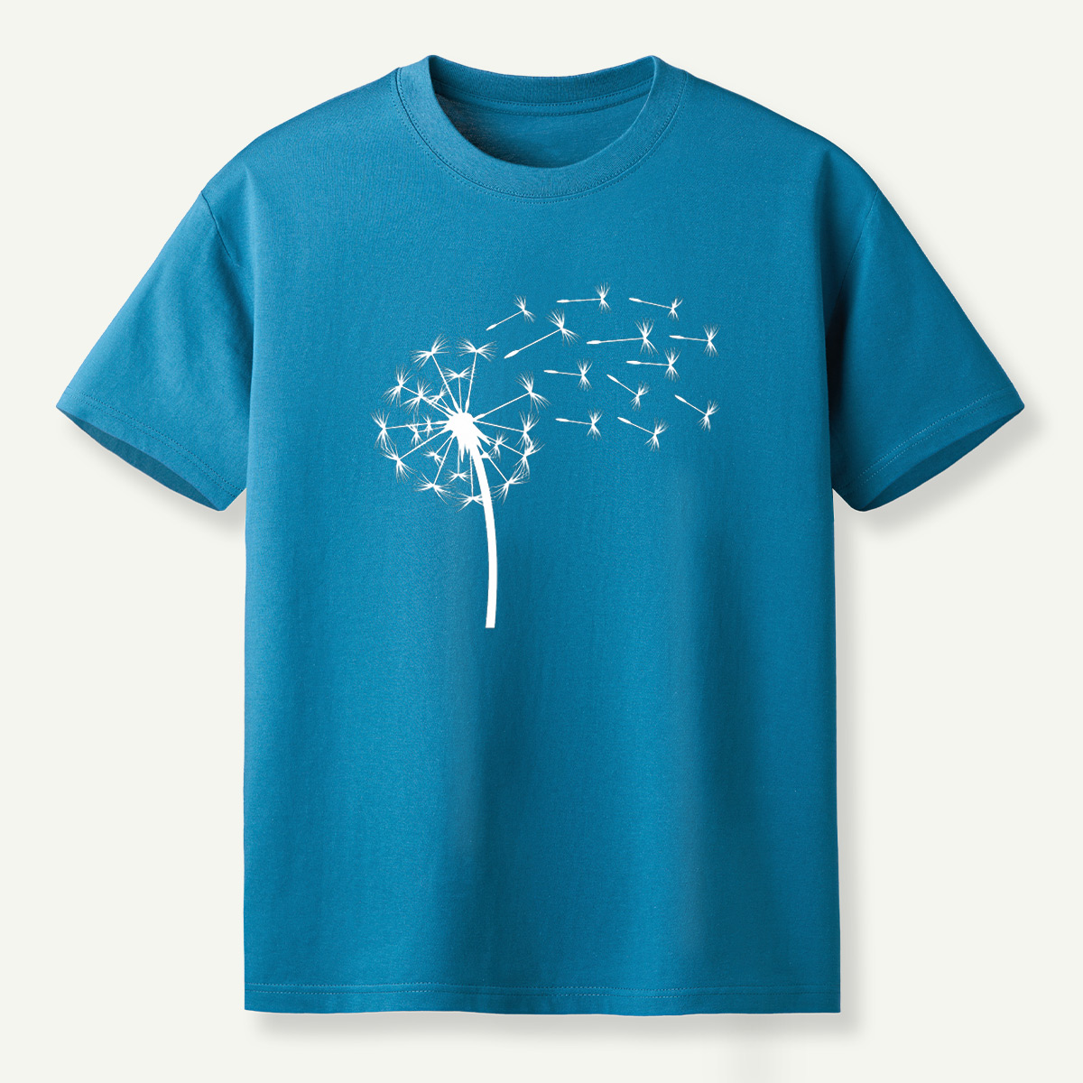 Dandelion Seeds Line Art T-Shirt