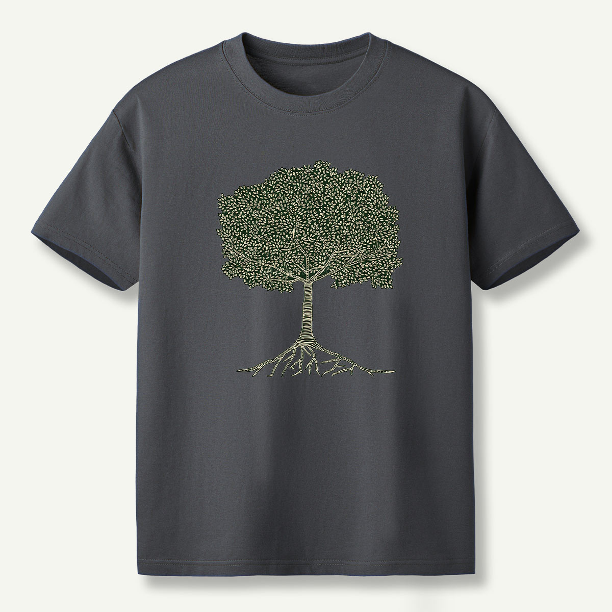 Tree Roots Of Life Silhouette T-Shirt