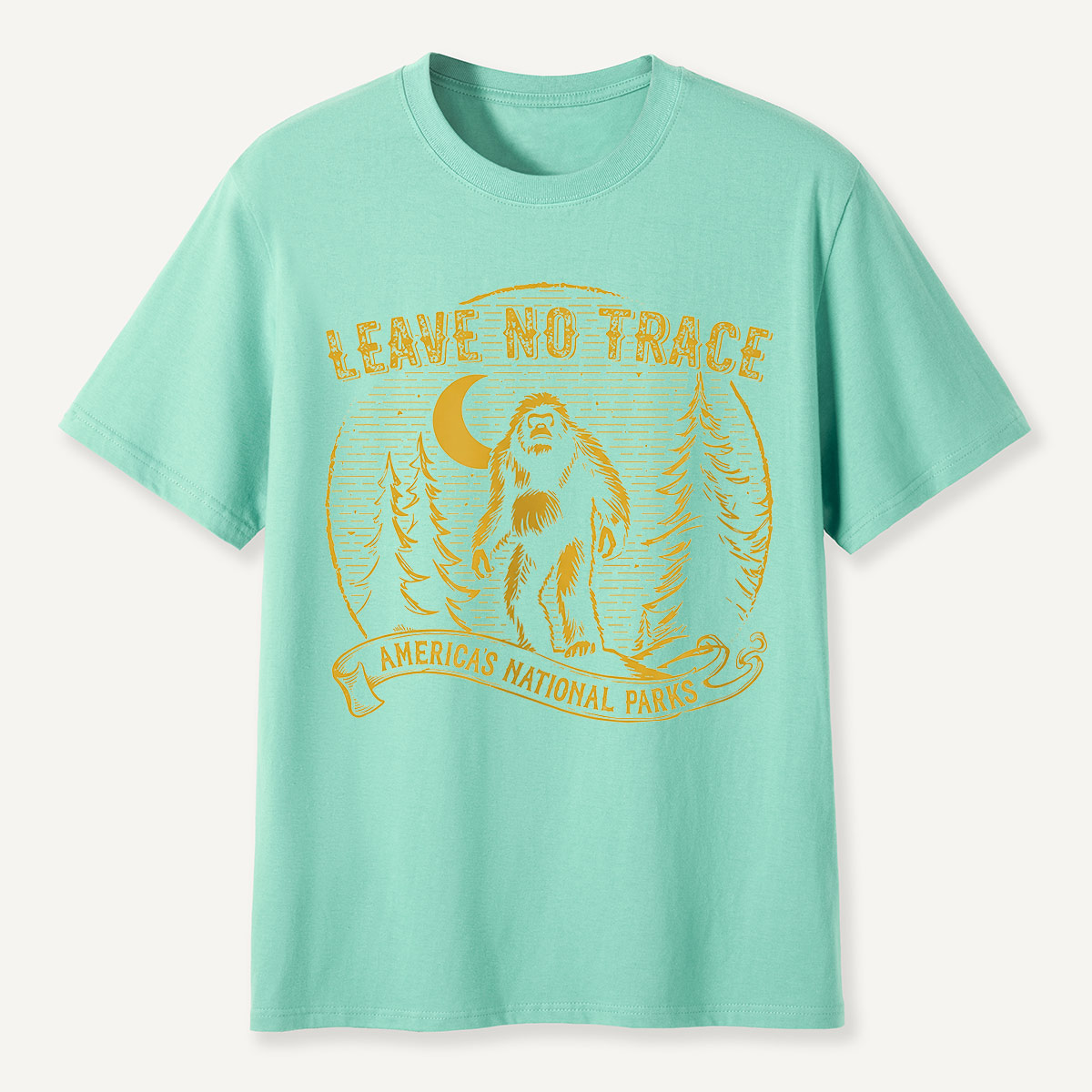 Denali National Park Bear Alaska Badge T-Shirt