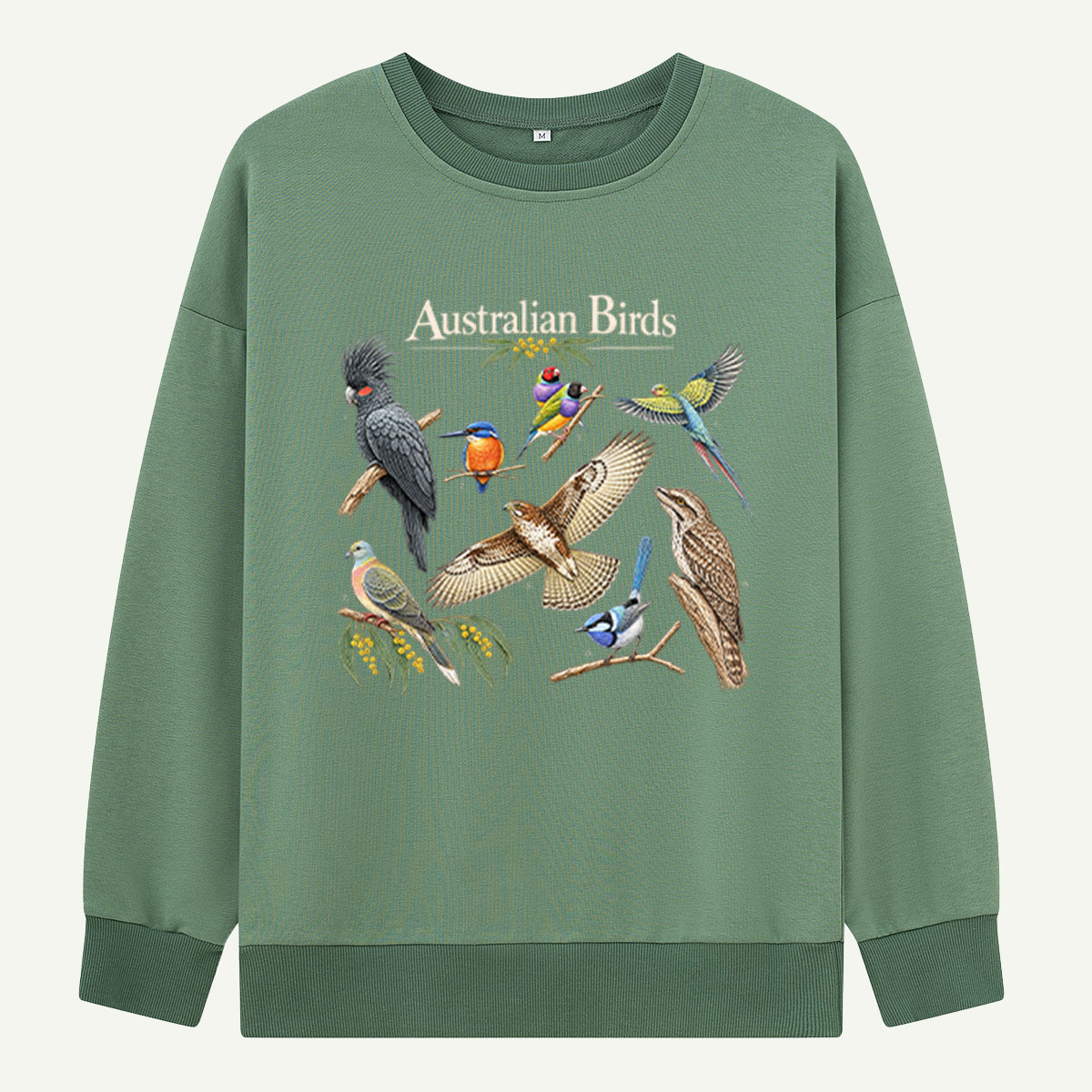 Australian Birds Bird Species Illustration Sweatshirts