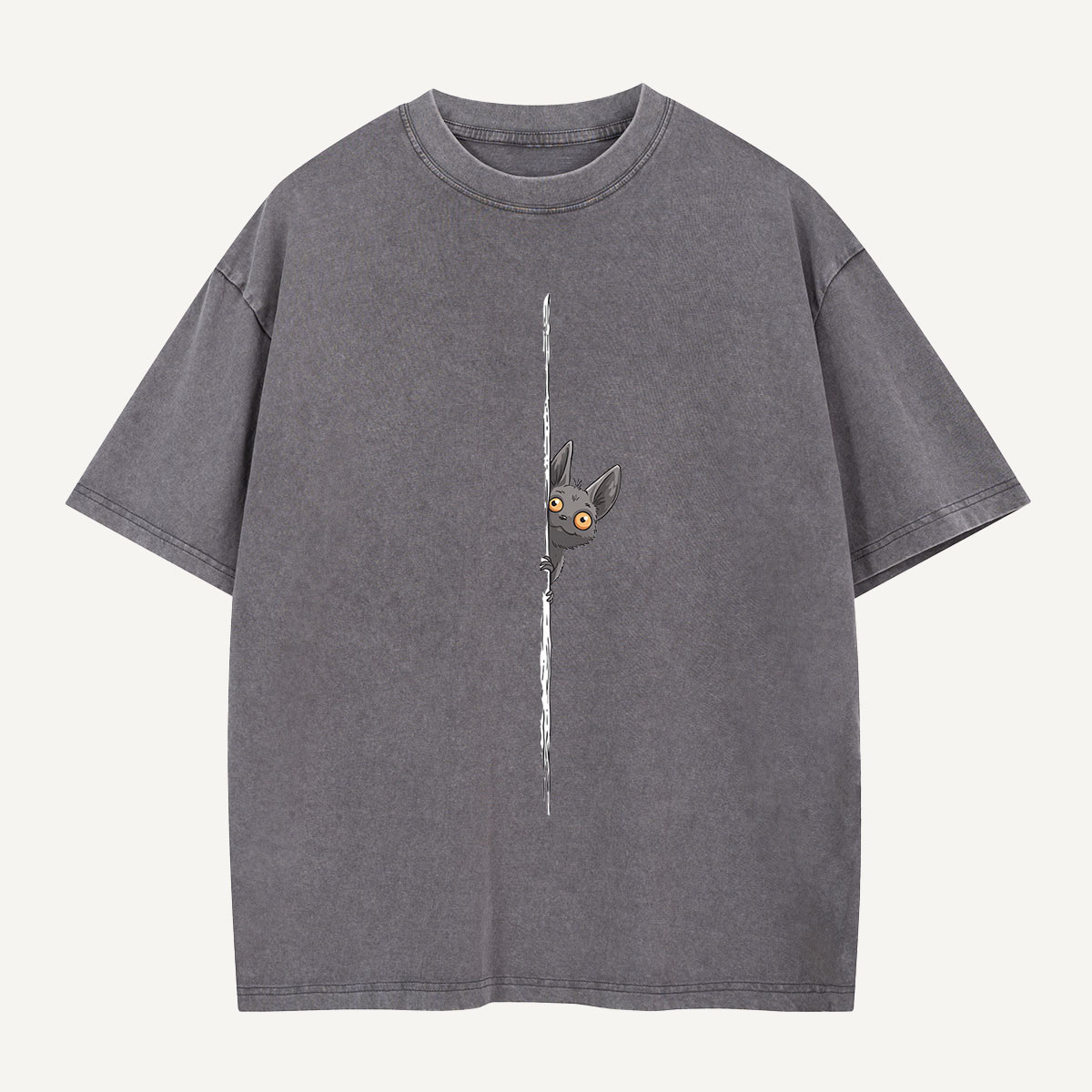 Peekaboo, Little Bat Washed T-Shirt