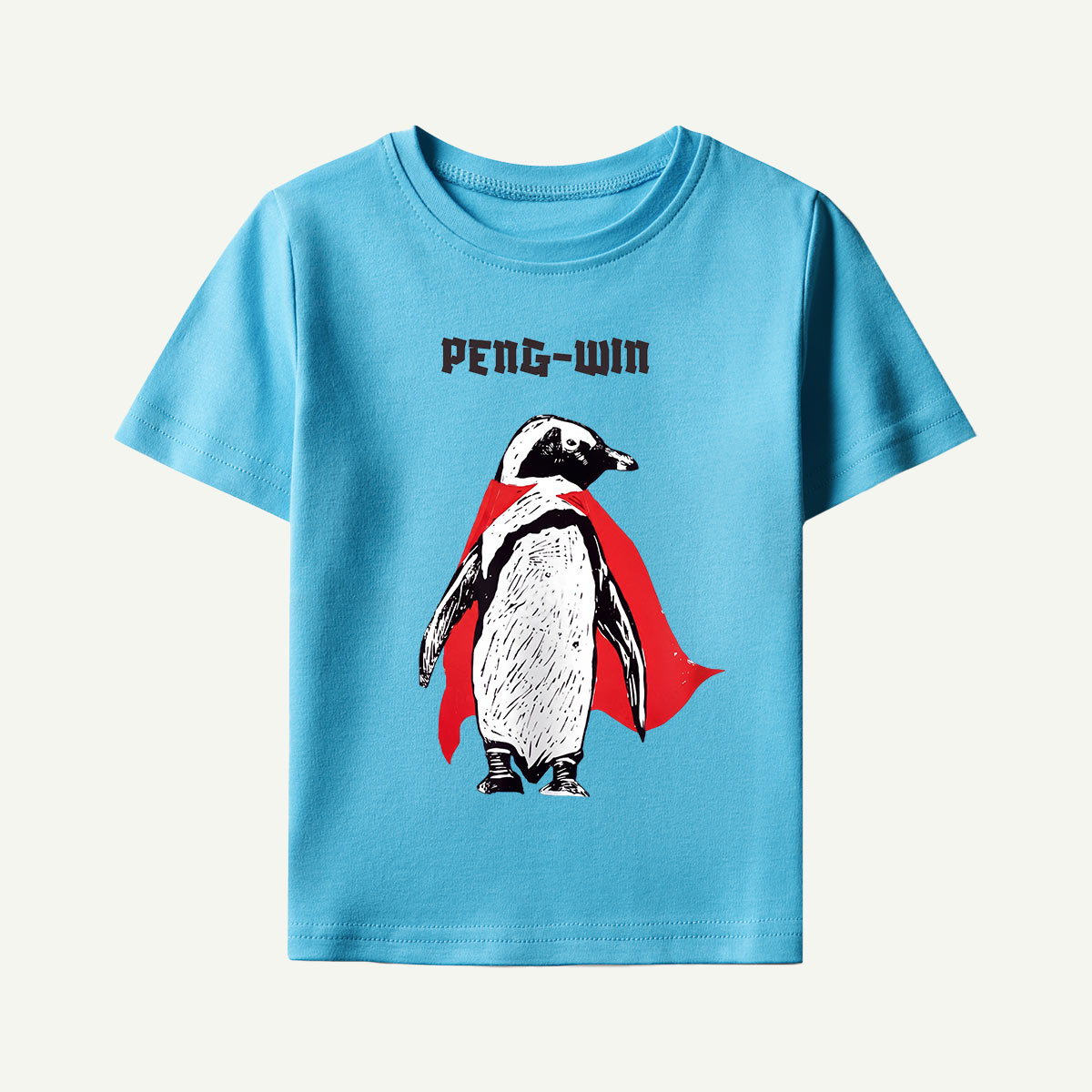 Superhero Peng-win Kids T-Shirt