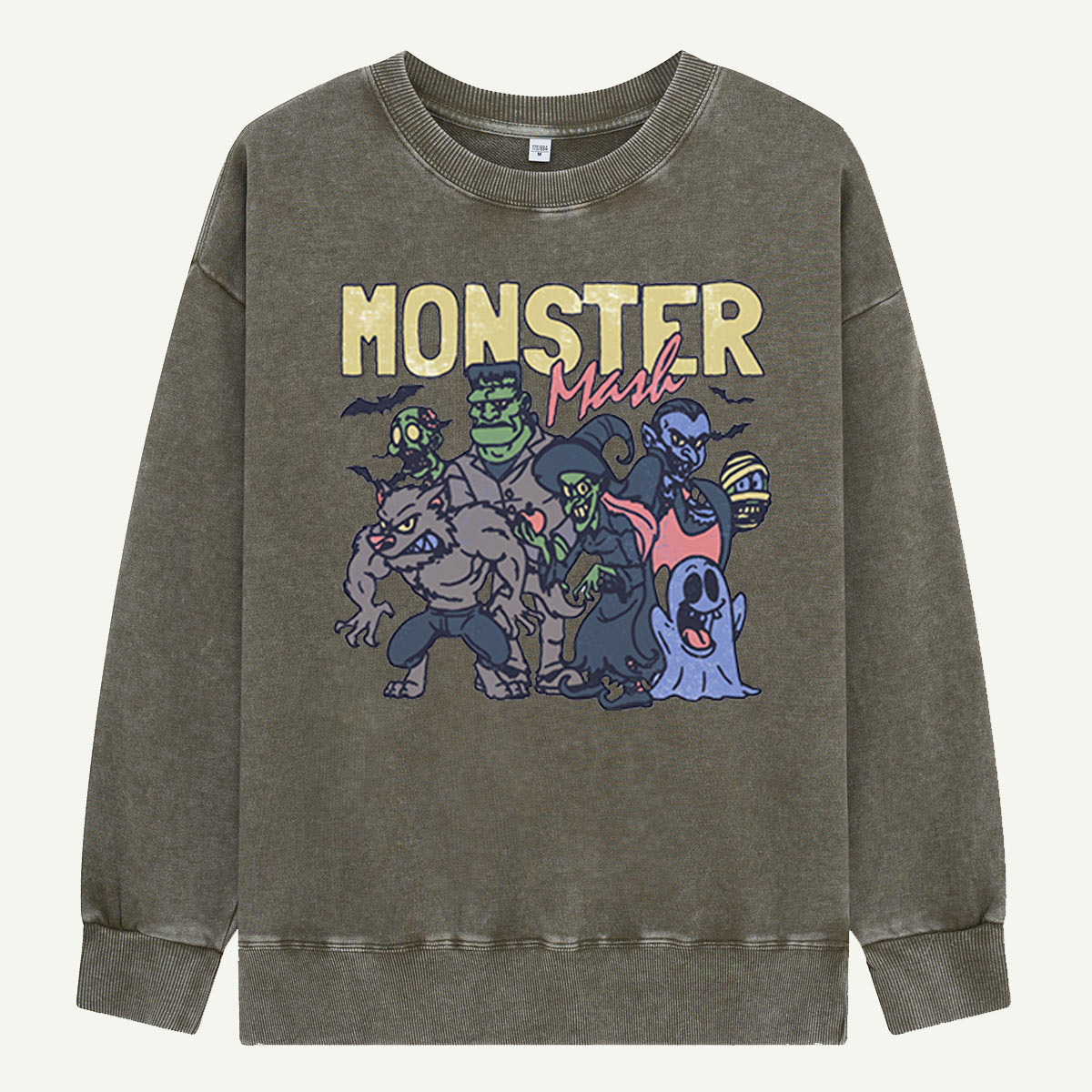 Monster Mash Classic Monsters Washed Sweatshirts