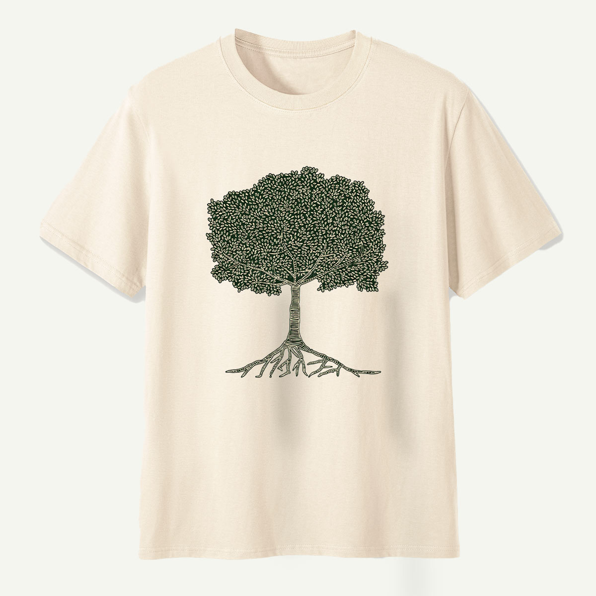 Tree Roots Of Life Silhouette T-Shirt