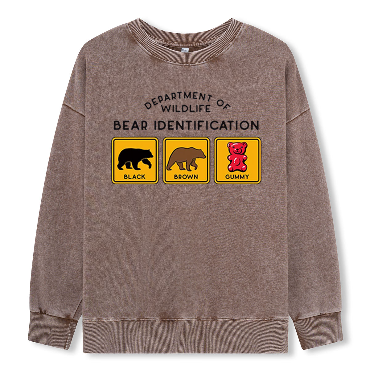 Bear Tee Cotton Classic Washed Sweatshirts