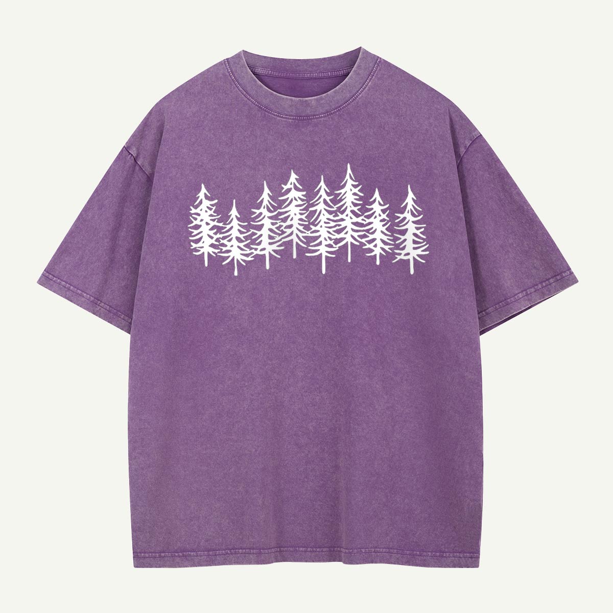 Pine Tree Line Washed T-Shirt