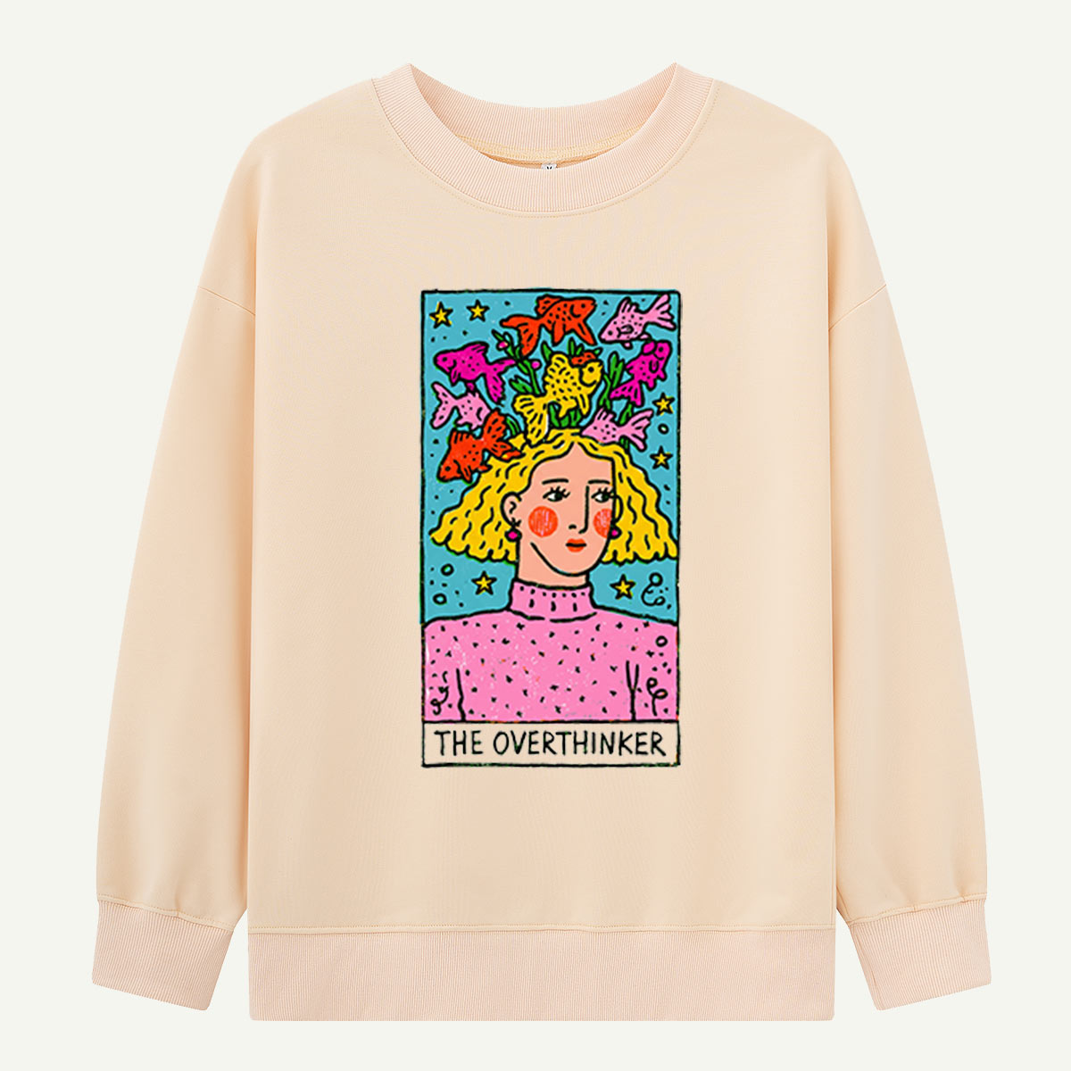 The Overthinker Fish Mind Sweatshirts