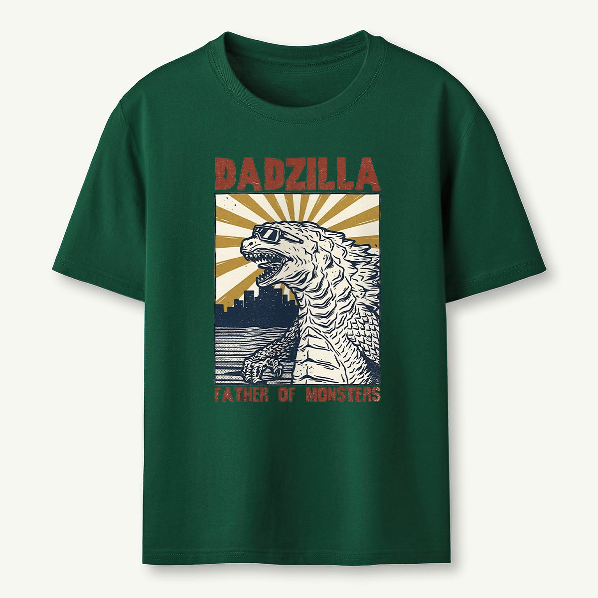 Monster Dad Retro Sunset T-Shirt