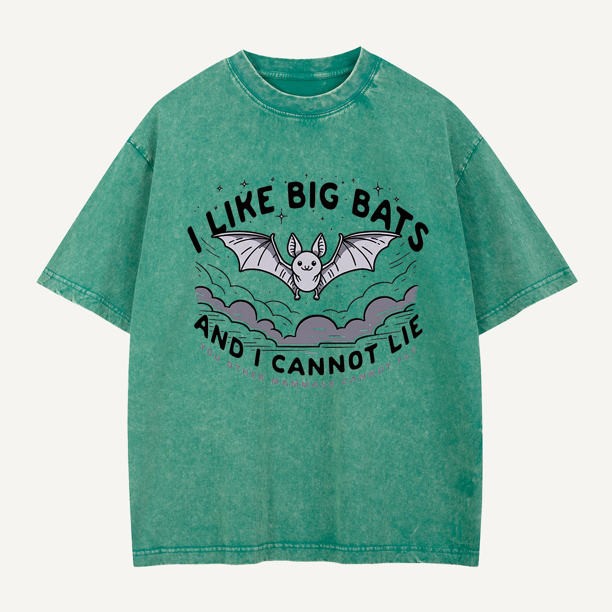 Big Bats, No Lies Washed T-Shirt(TH)