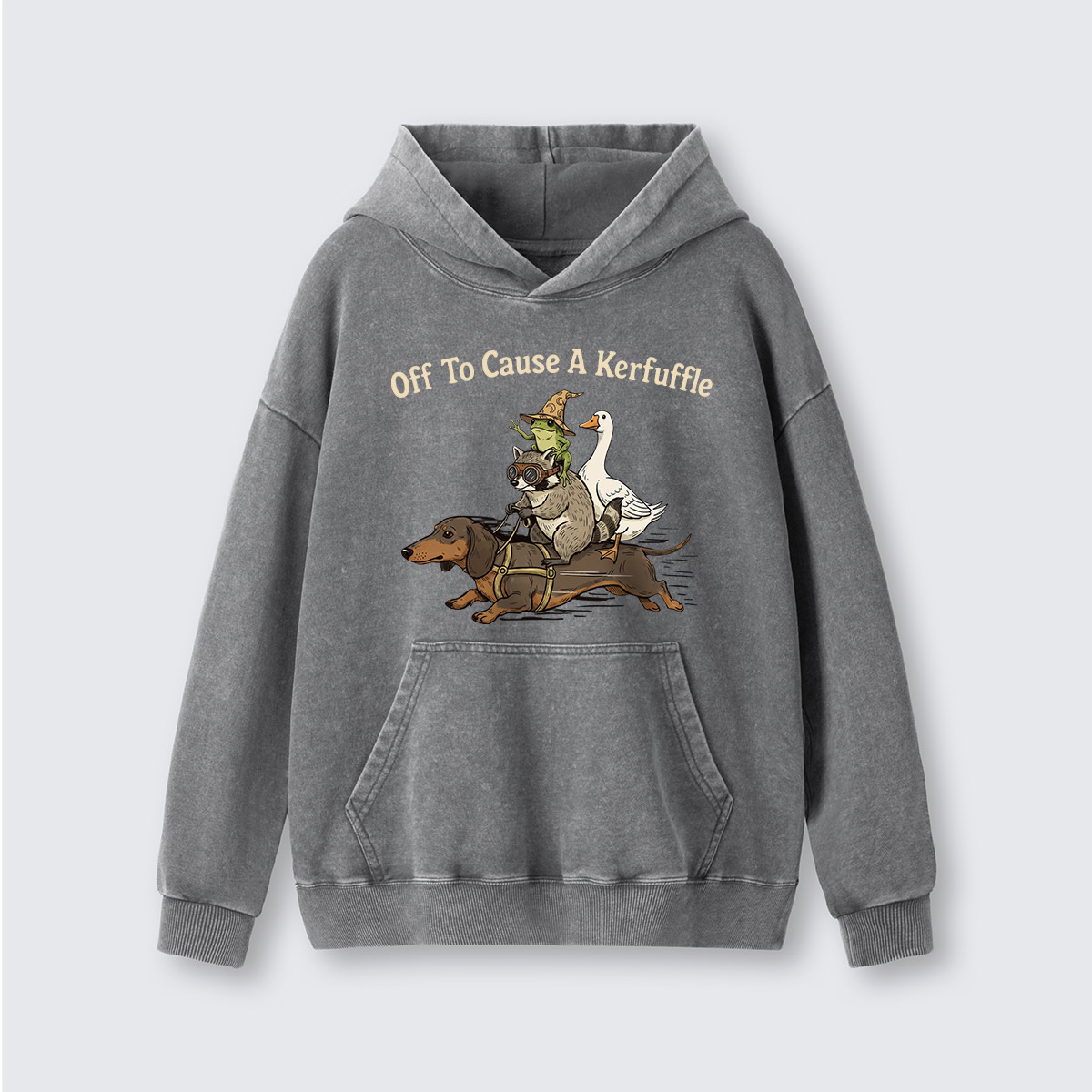 水洗9 Washed Hoodie