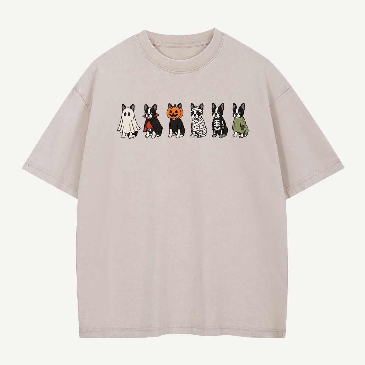 Halloween Costume Crew Washed T-Shirt