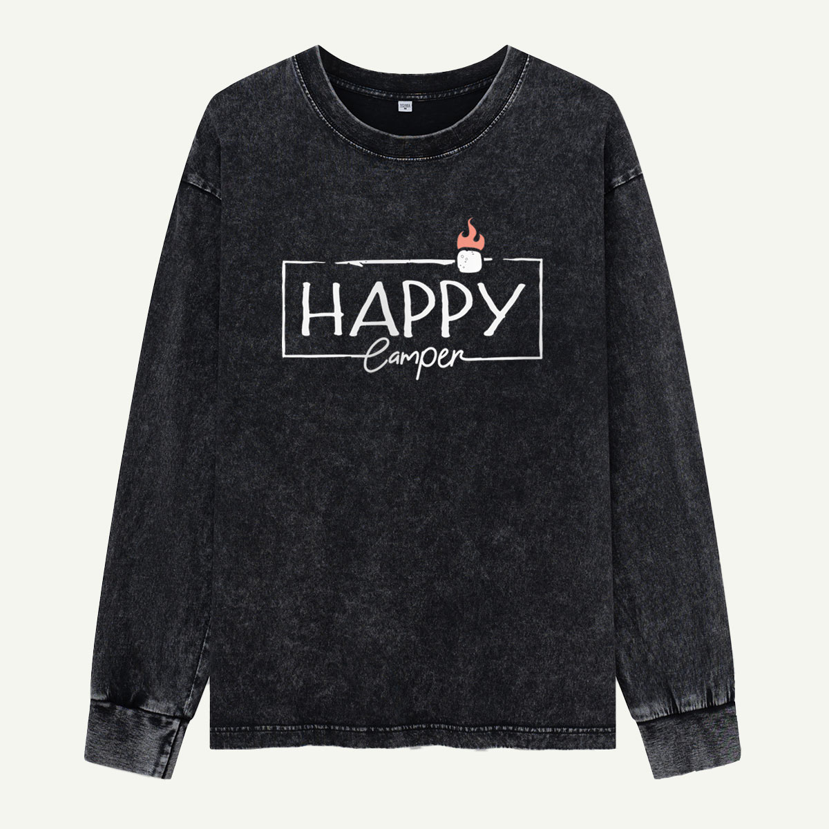 Happy Camper Washed Long Sleeves
