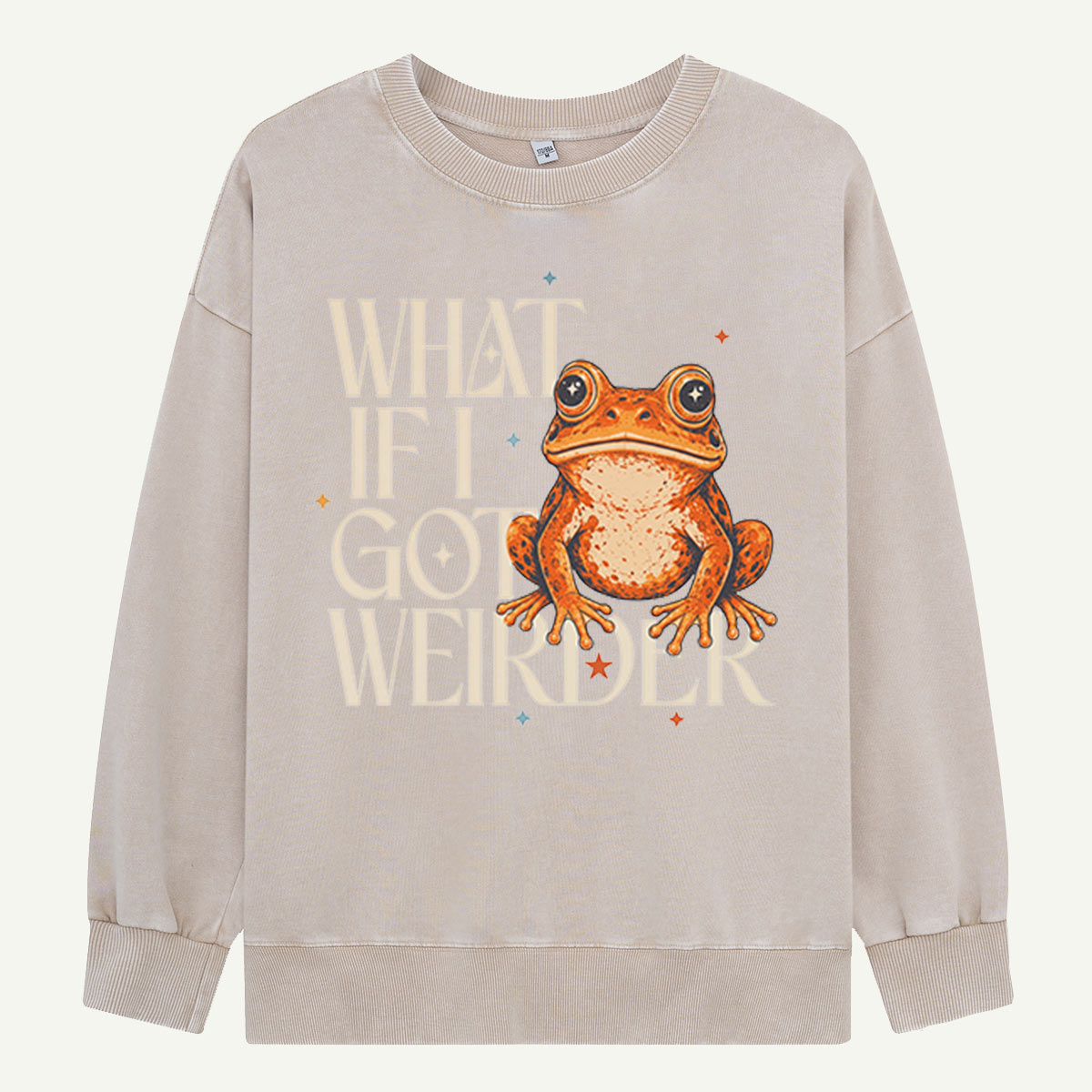 What If Frogs Got Weirder Washed Sweatshirts