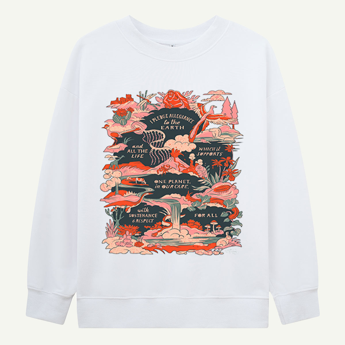 Pledge Allegiance to the Earth Sweatshirts