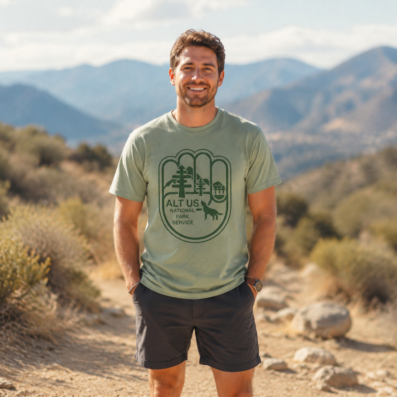 Alt US National Park Service Hand Emblem T-Shirt
