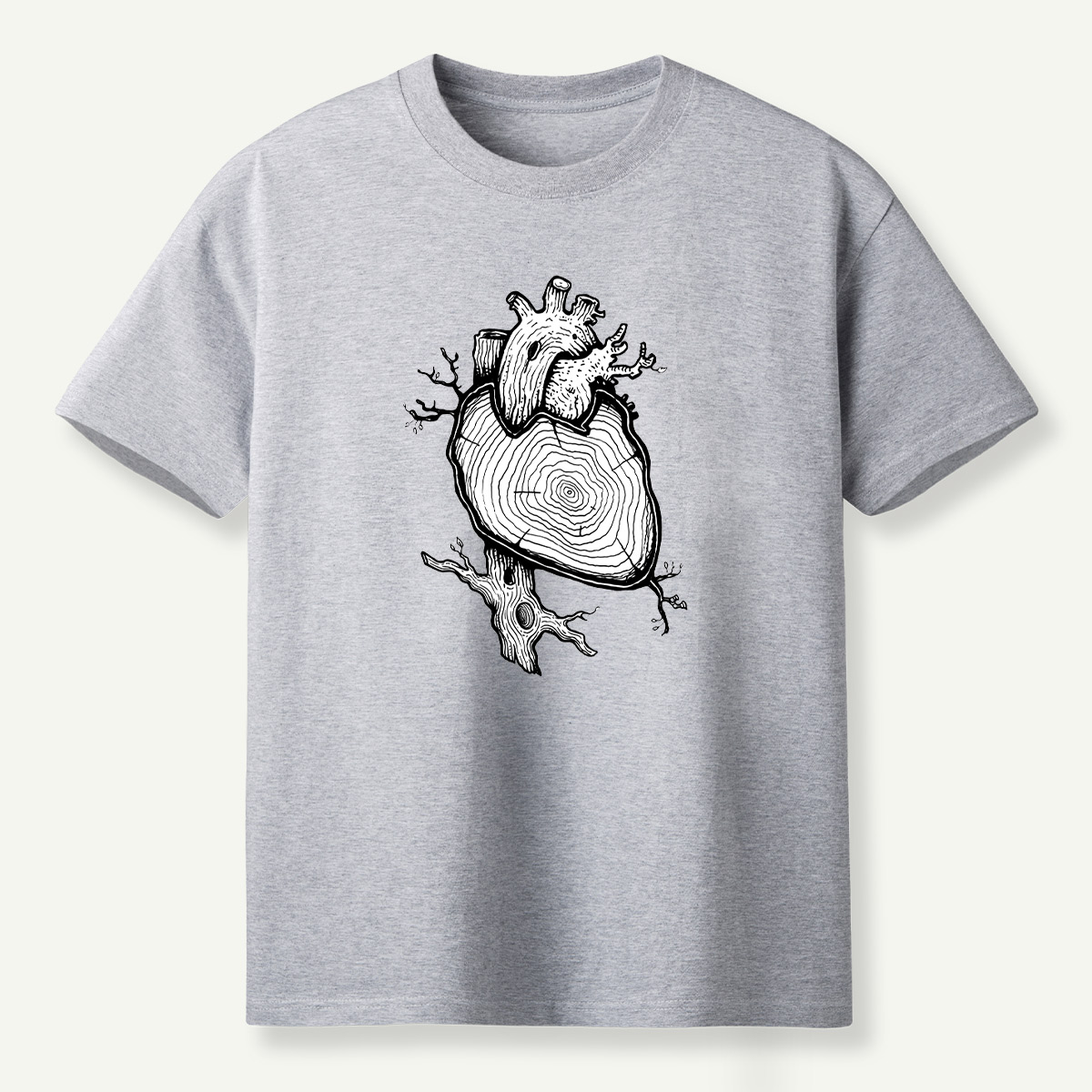 Anatomical Heart In Bloom T-Shirt