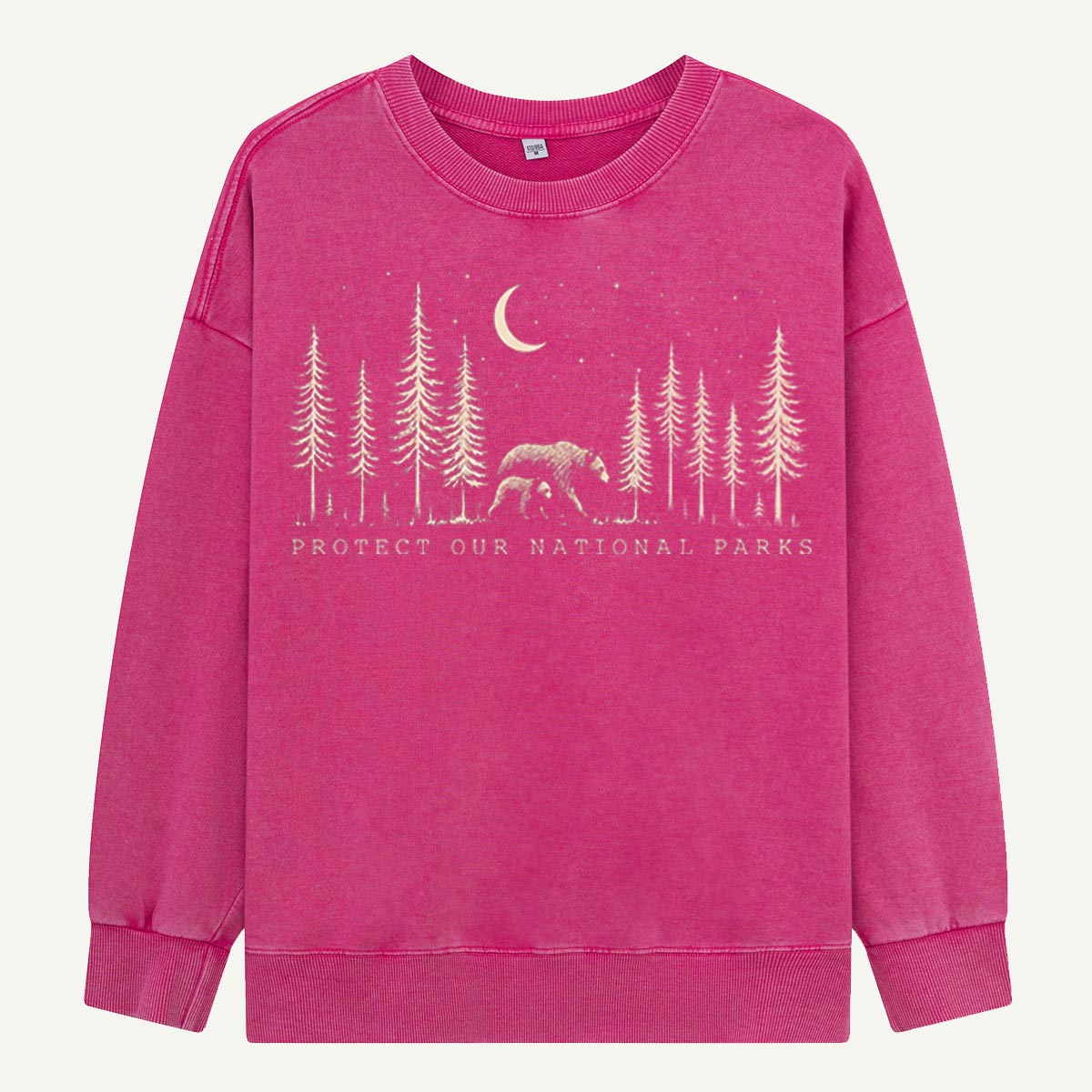 Protect The National Parks Environmental Activism Washed Sweatshirts