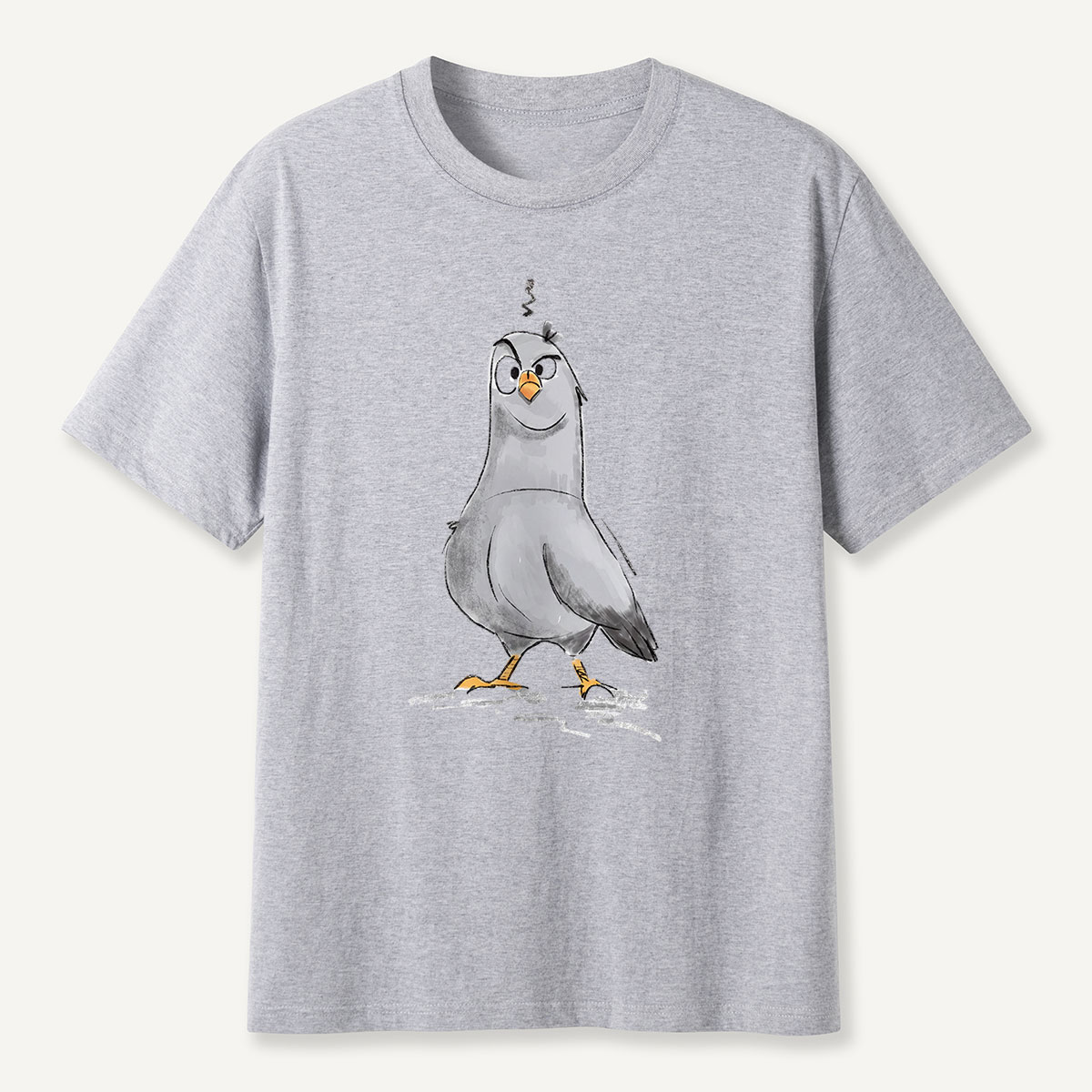 Cheeky Pigeon Sketch Cartoon  T-Shirt