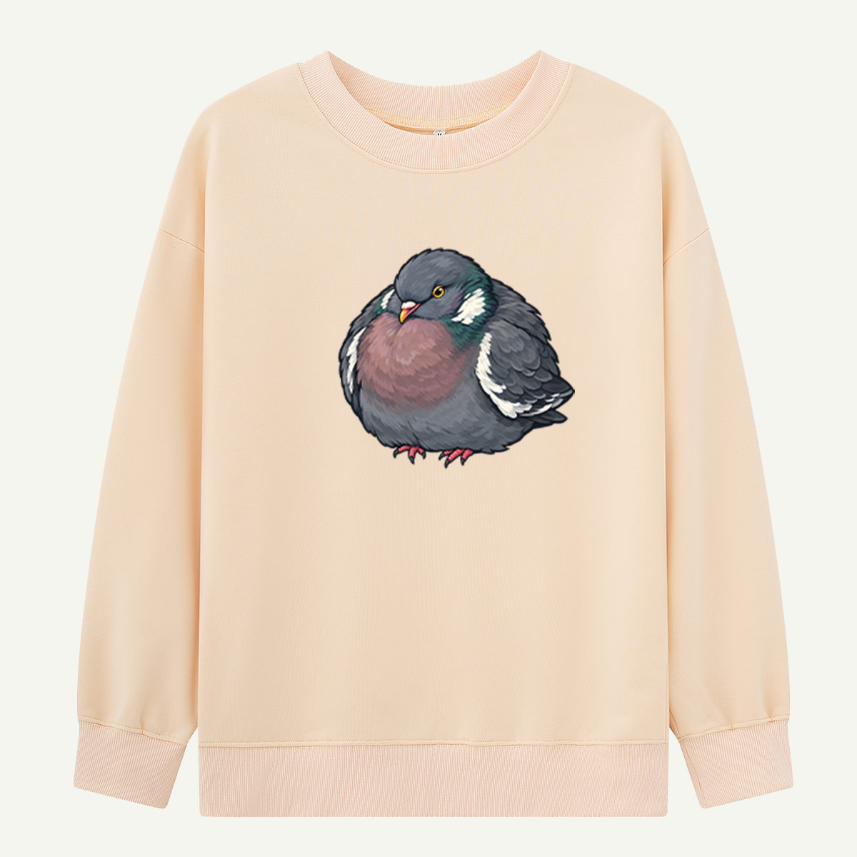 Chubby Robin Bird Illustration Sweatshirts