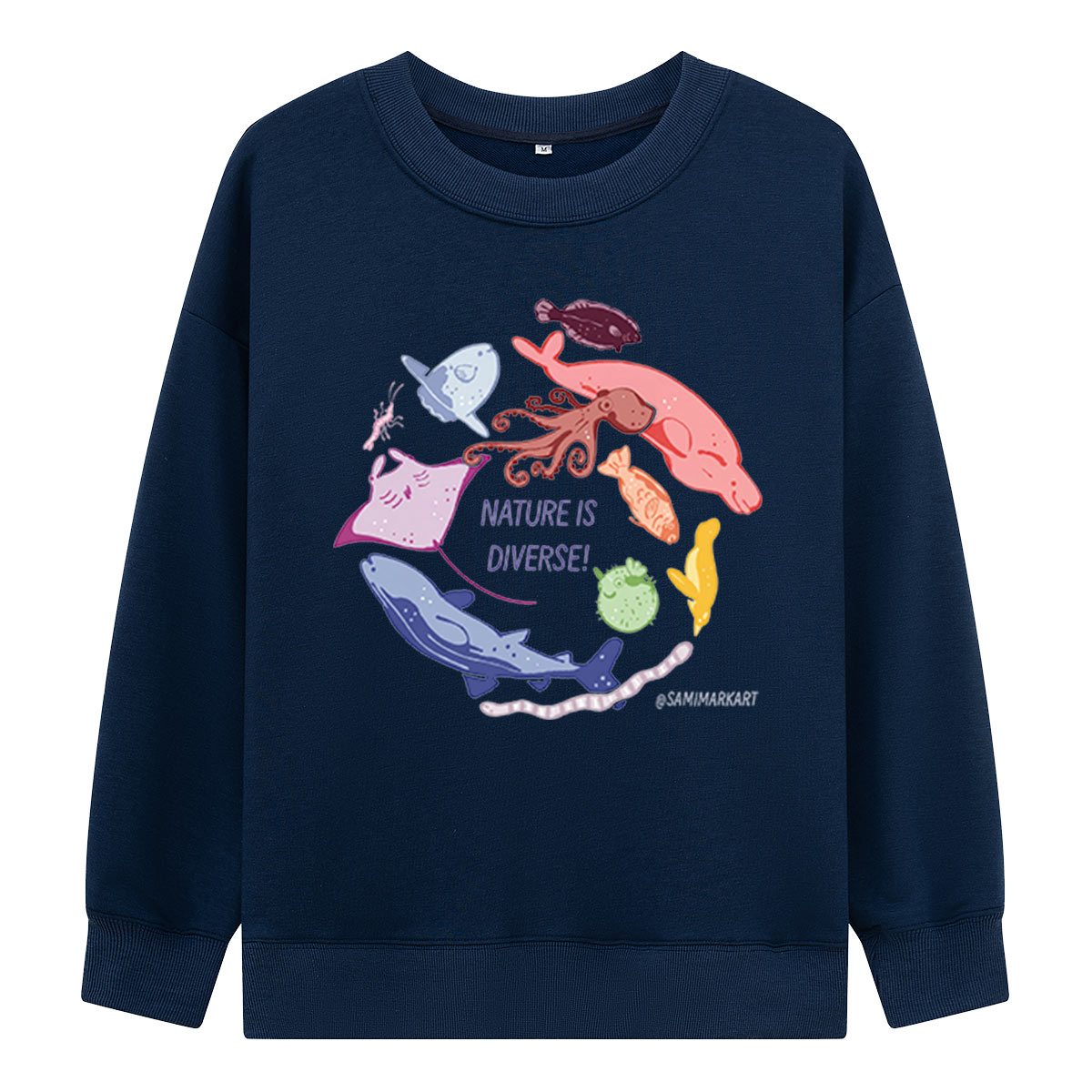 Nature Is Diverse Sea Creatures Sweatshirts