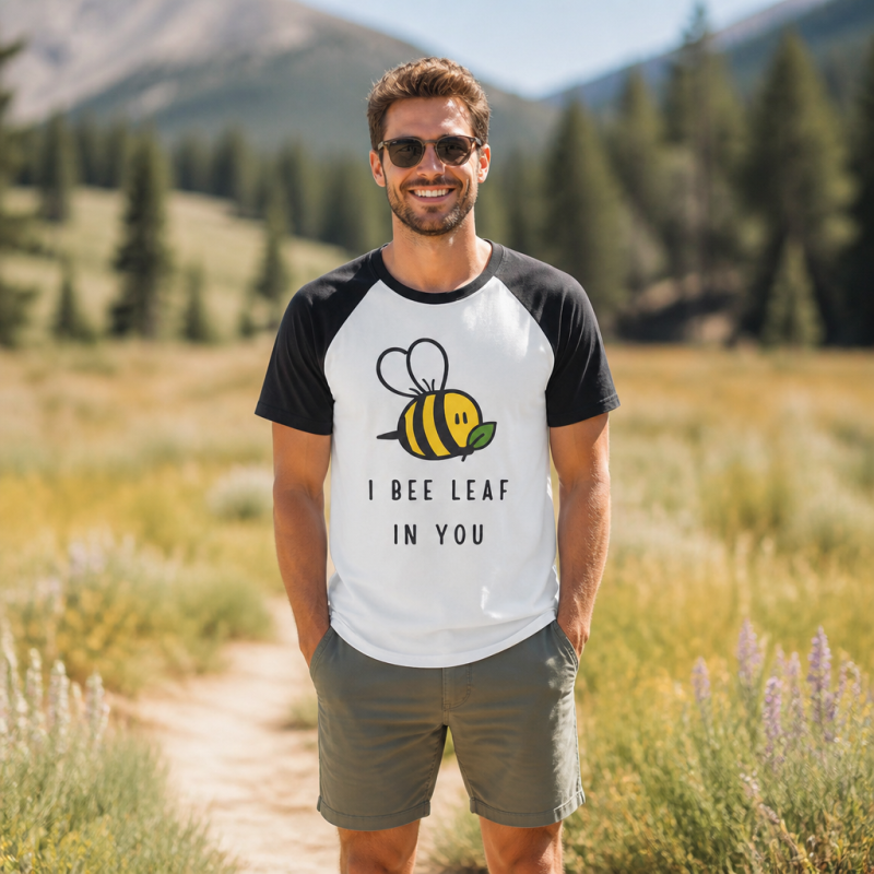 I Bee Leaf In You Raglan T-Shirt