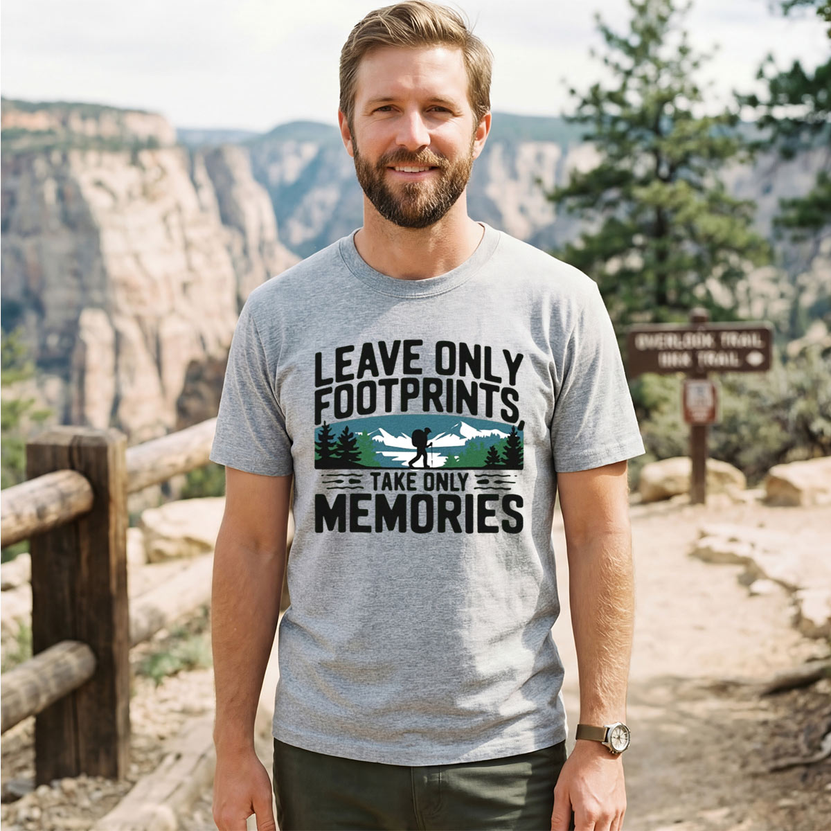 Leave Only Footprints Take Only Memories T-Shirt