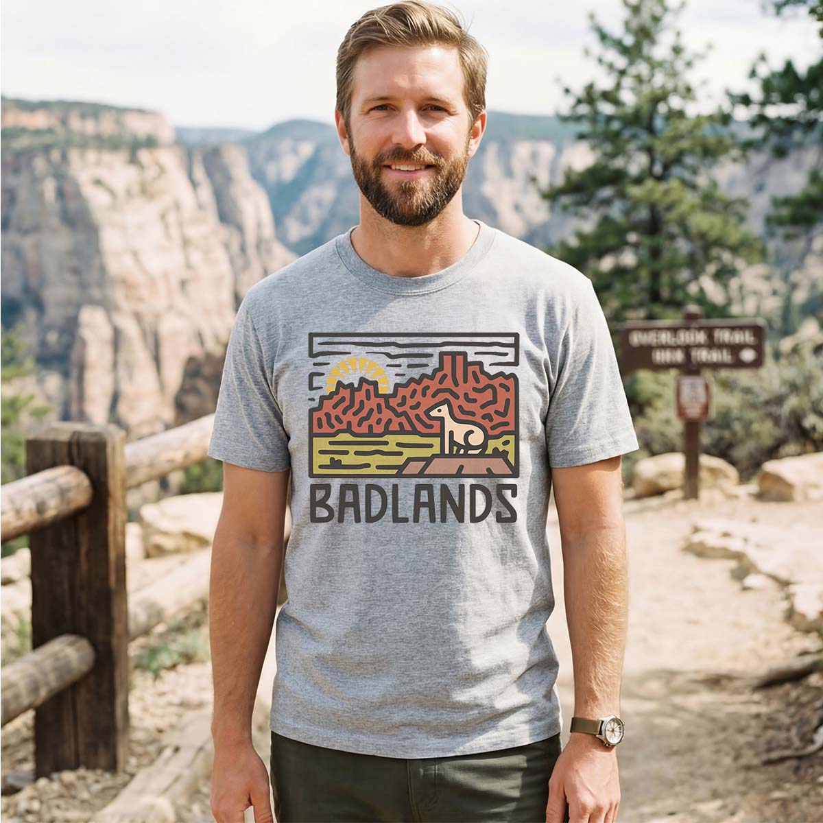 Badlands National Park Tee Cotton Classic T-Shirt