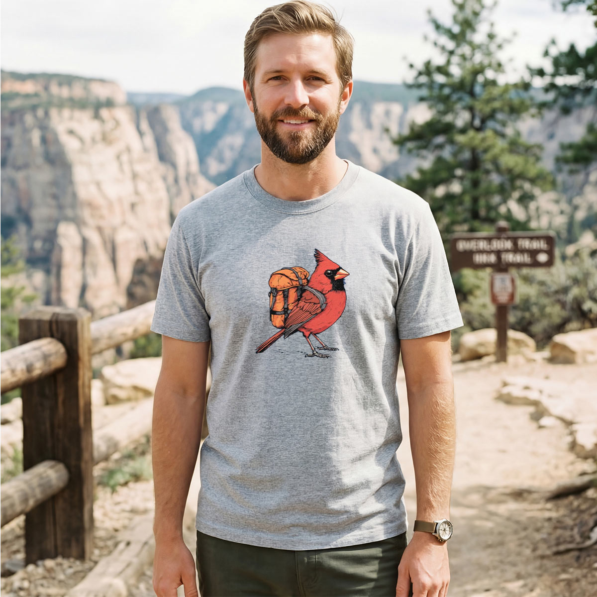 Cardinal Backpacker T-Shirt