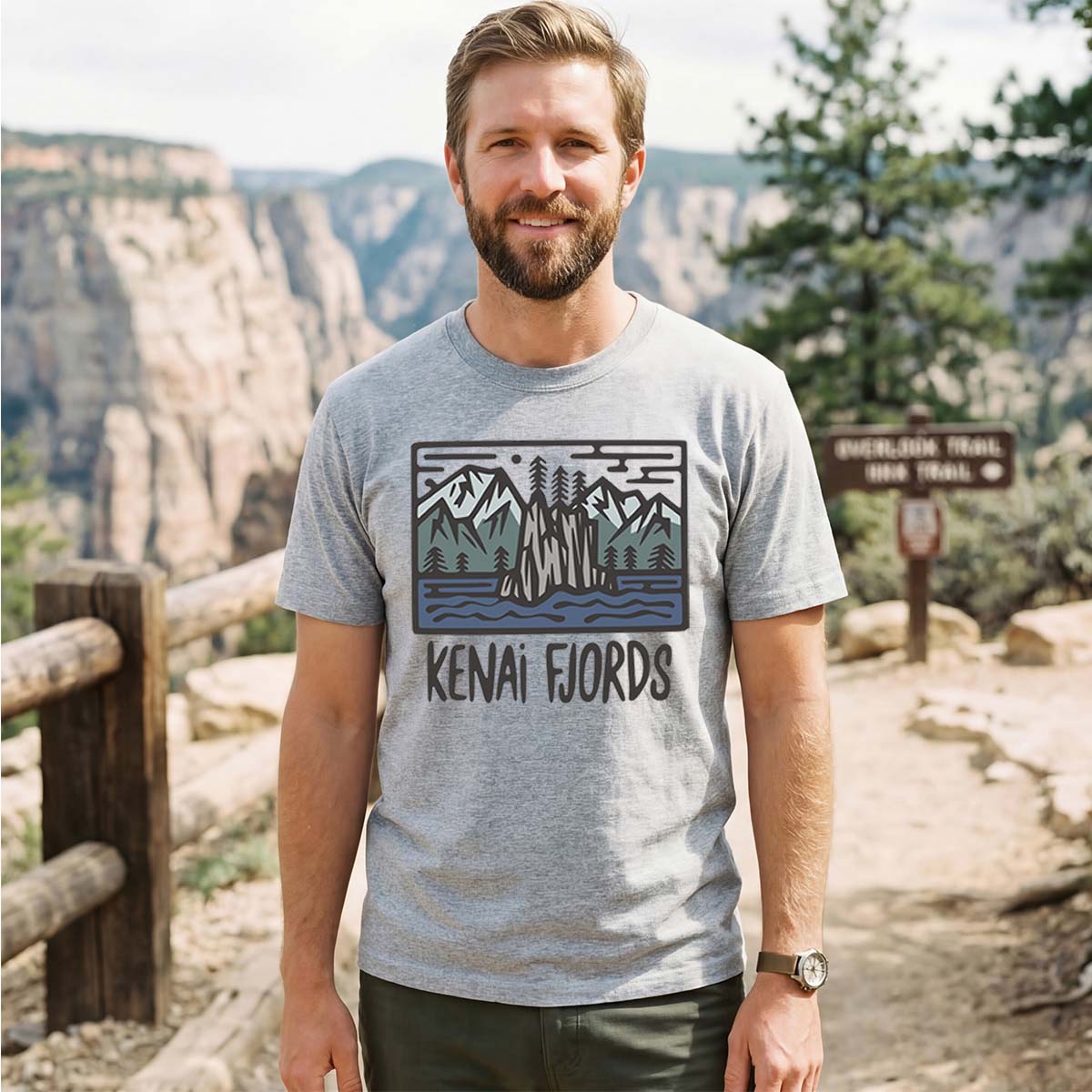 Kenai Fjords National Park Tee Cotton Classic T-Shirt
